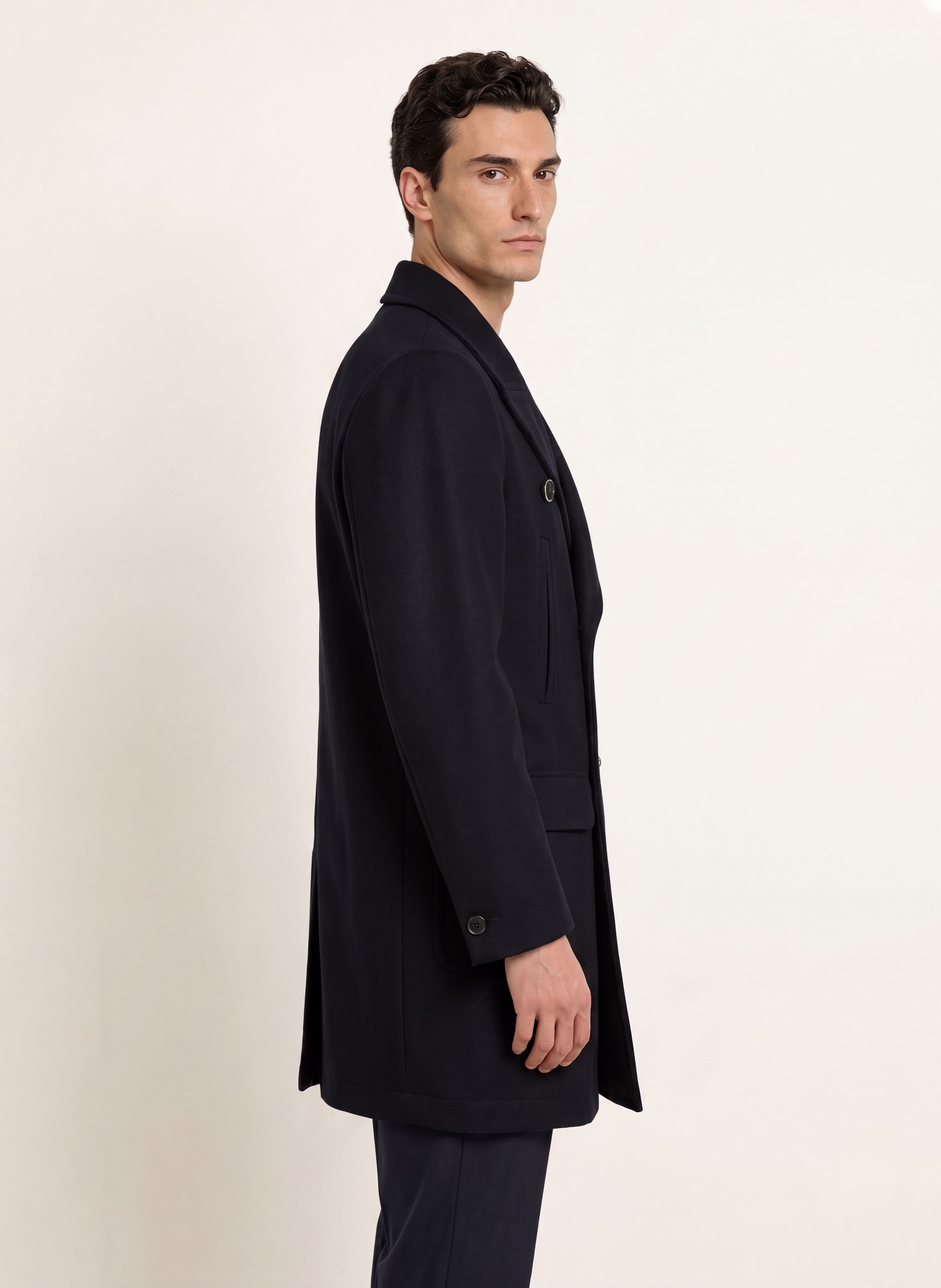 BARENA VENEZIA Manteau caban NAVALE: BLEU FONCÉ