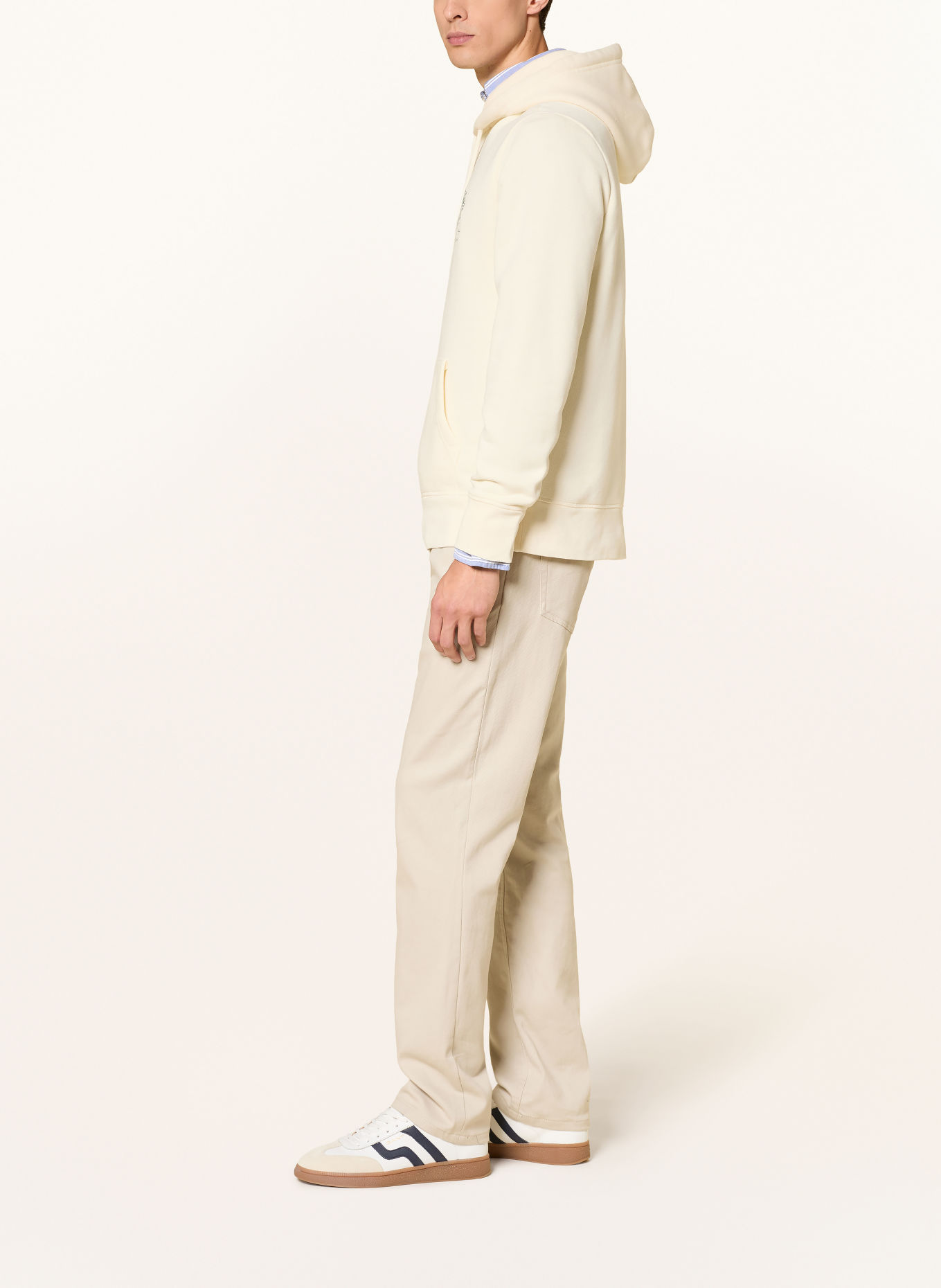 GANT Sweat à capuche: CRÈME