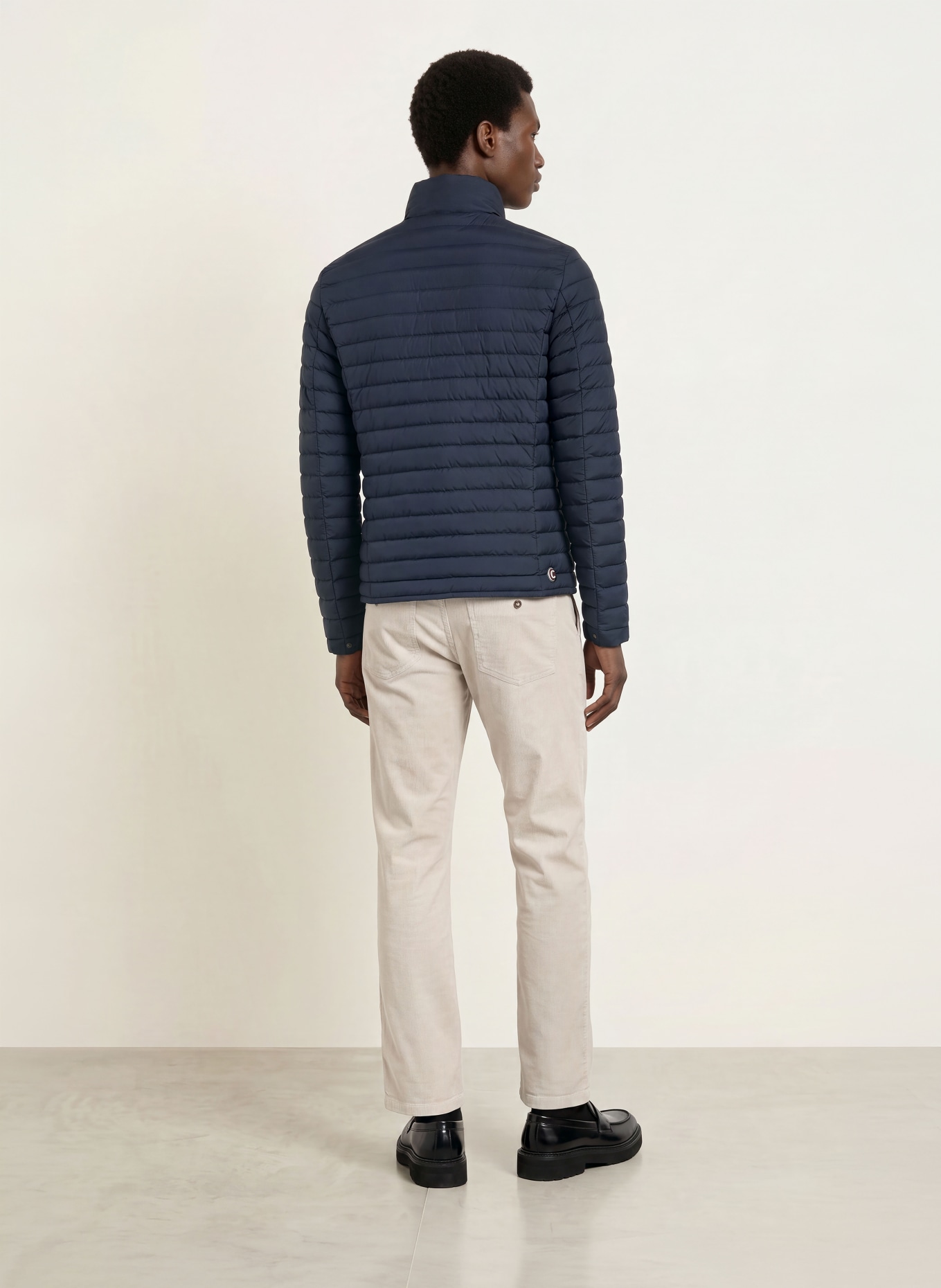 COLMAR Lightweight-Daunenjacke: DUNKELBLAU / DUNKELROT / WEISS