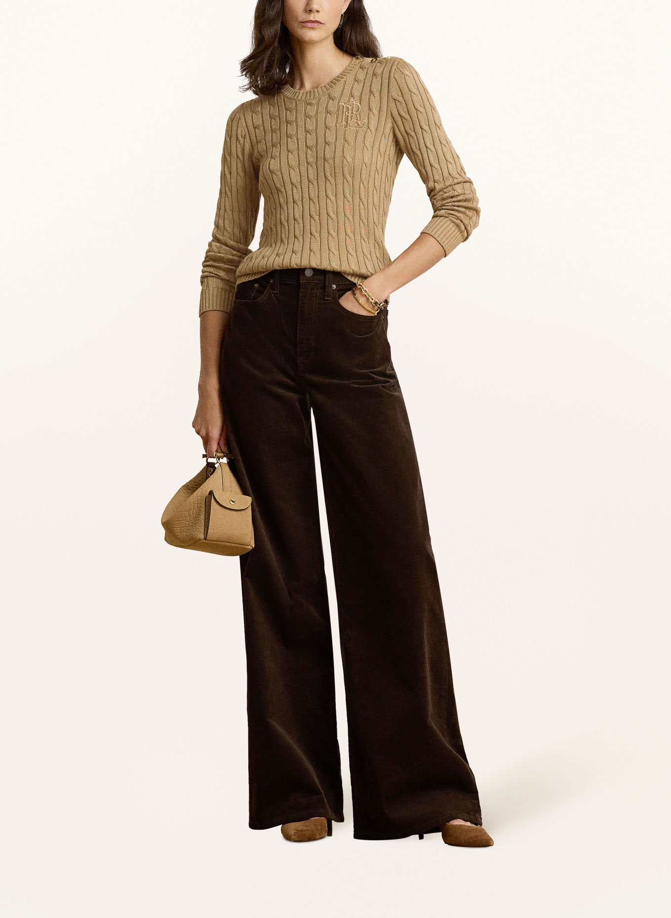 LAUREN RALPH LAUREN Truien: BEIGE