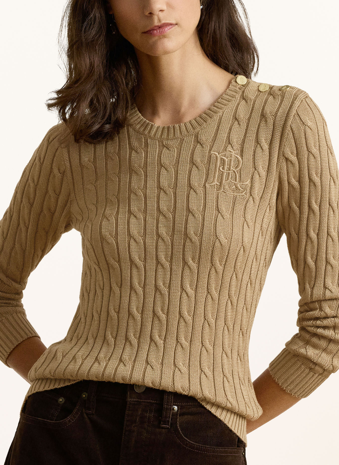 LAUREN RALPH LAUREN Truien: BEIGE