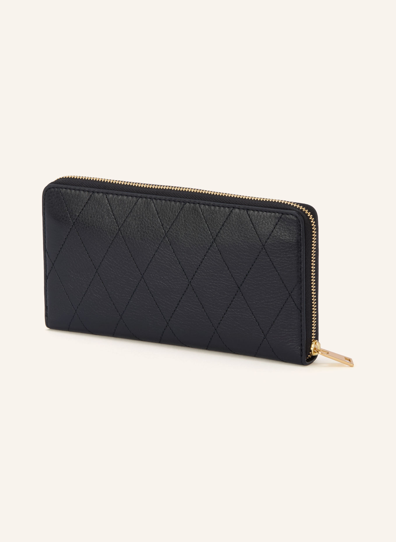 TORY BURCH Geldbörse CHARLIE: SCHWARZ / GOLD