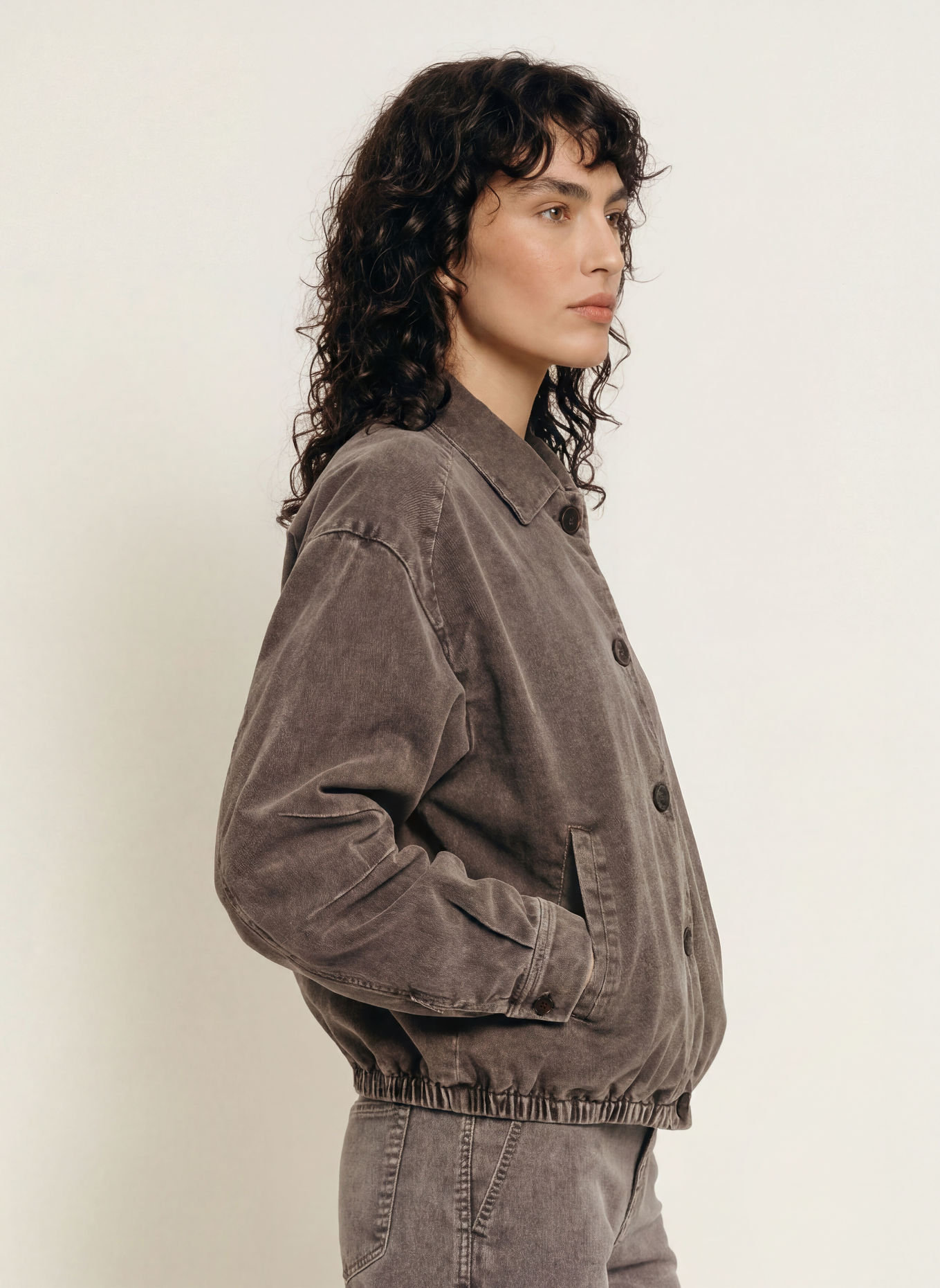 SAMSØE SAMSØE Overjacket SAKELLA van corduroy: BEIGE