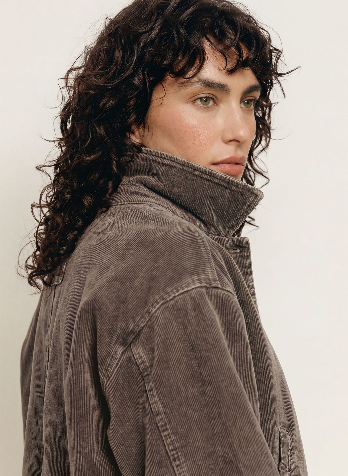 SAMSØE SAMSØE Overjacket SAKELLA van corduroy: BEIGE