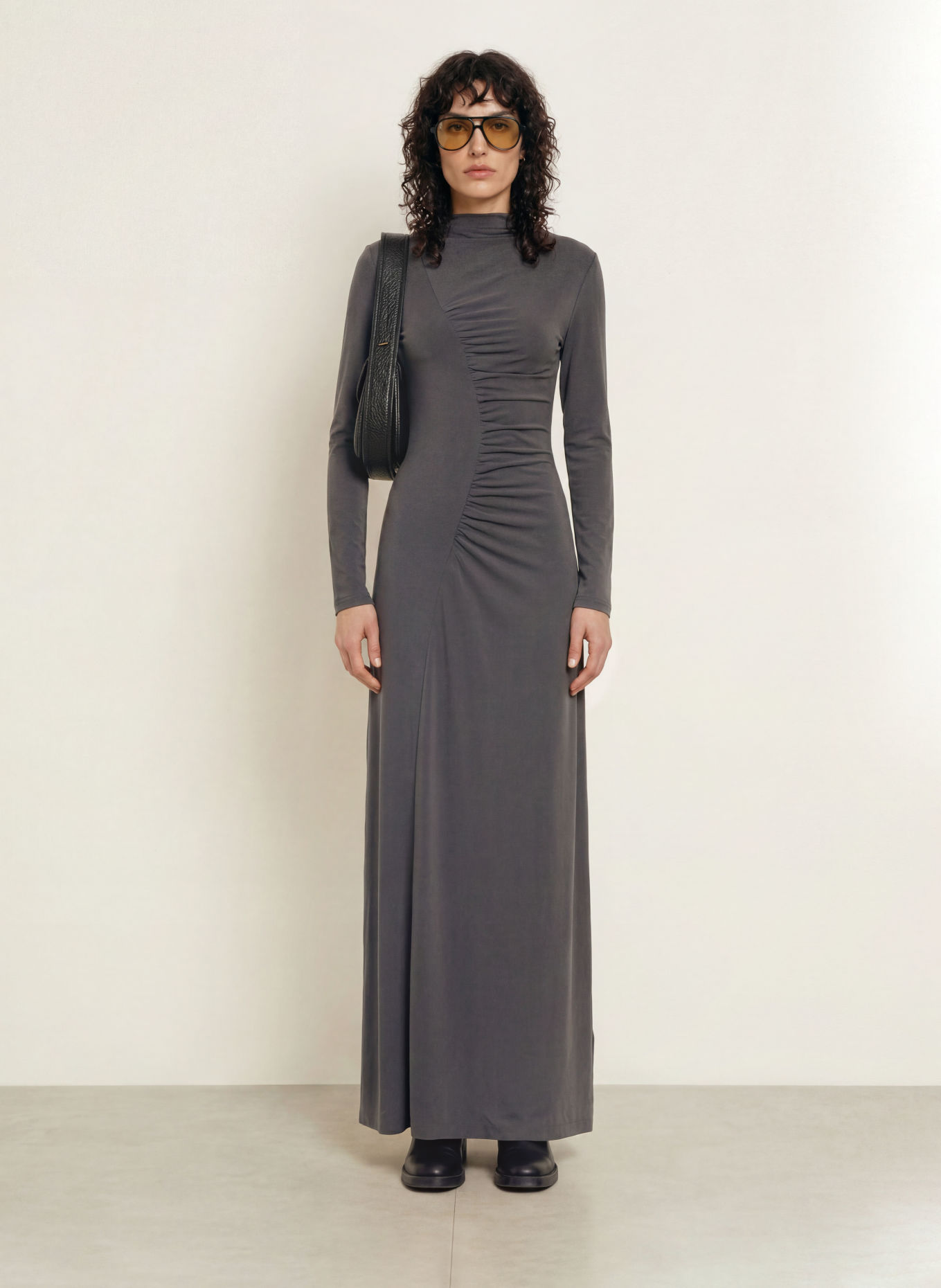 SAMSØE SAMSØE Jerseykleid SAANDRESSA: SCHWARZ