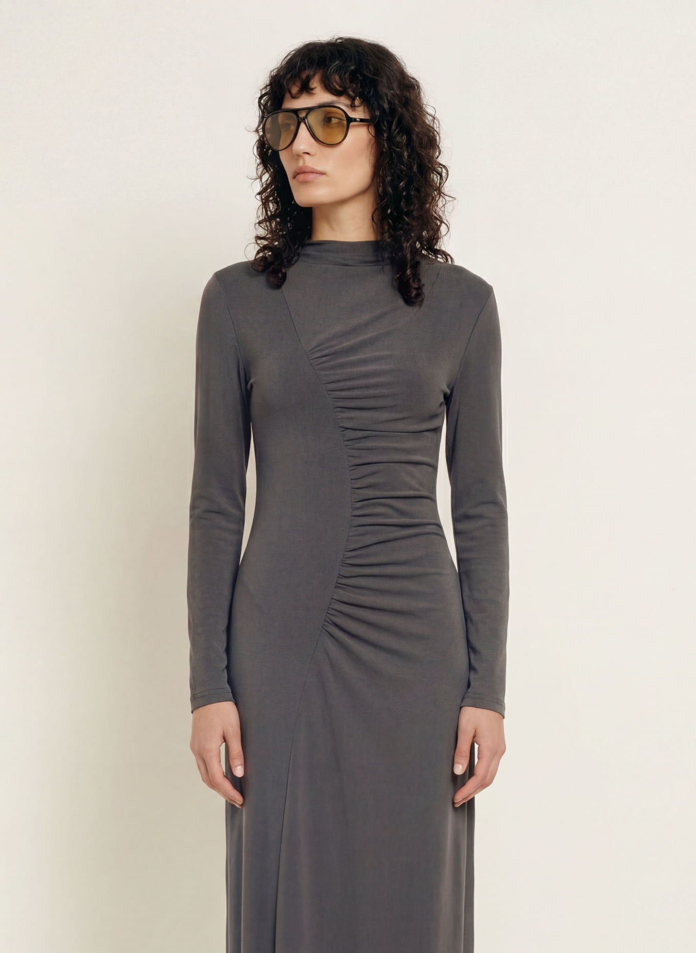 SAMSØE SAMSØE Jerseykleid SAANDRESSA: SCHWARZ