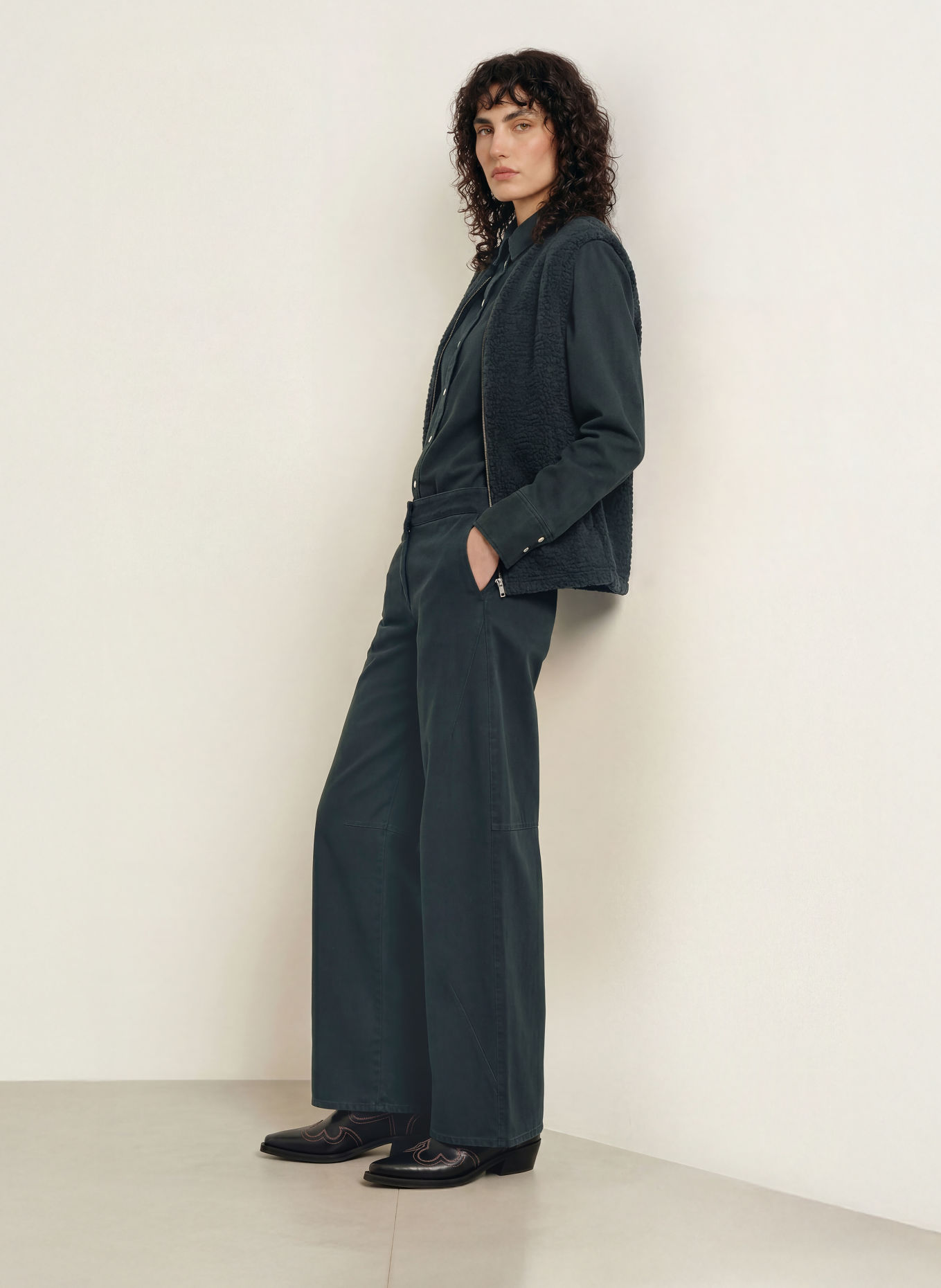 SAMSØE SAMSØE Broek SAROKO: CLR001421 Washed Salute