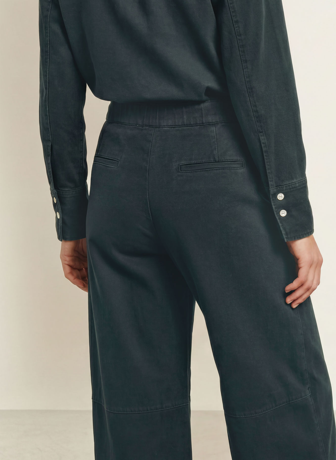 SAMSØE SAMSØE Broek SAROKO: CLR001421 Washed Salute
