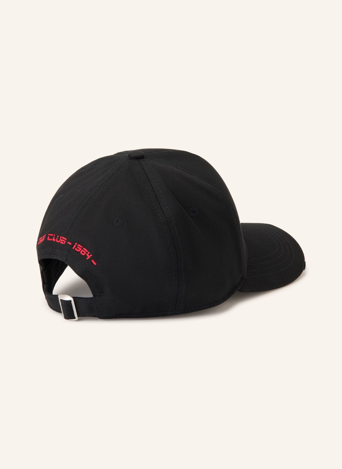DSQUARED2 Cap: SCHWARZ / ROT / WEISS