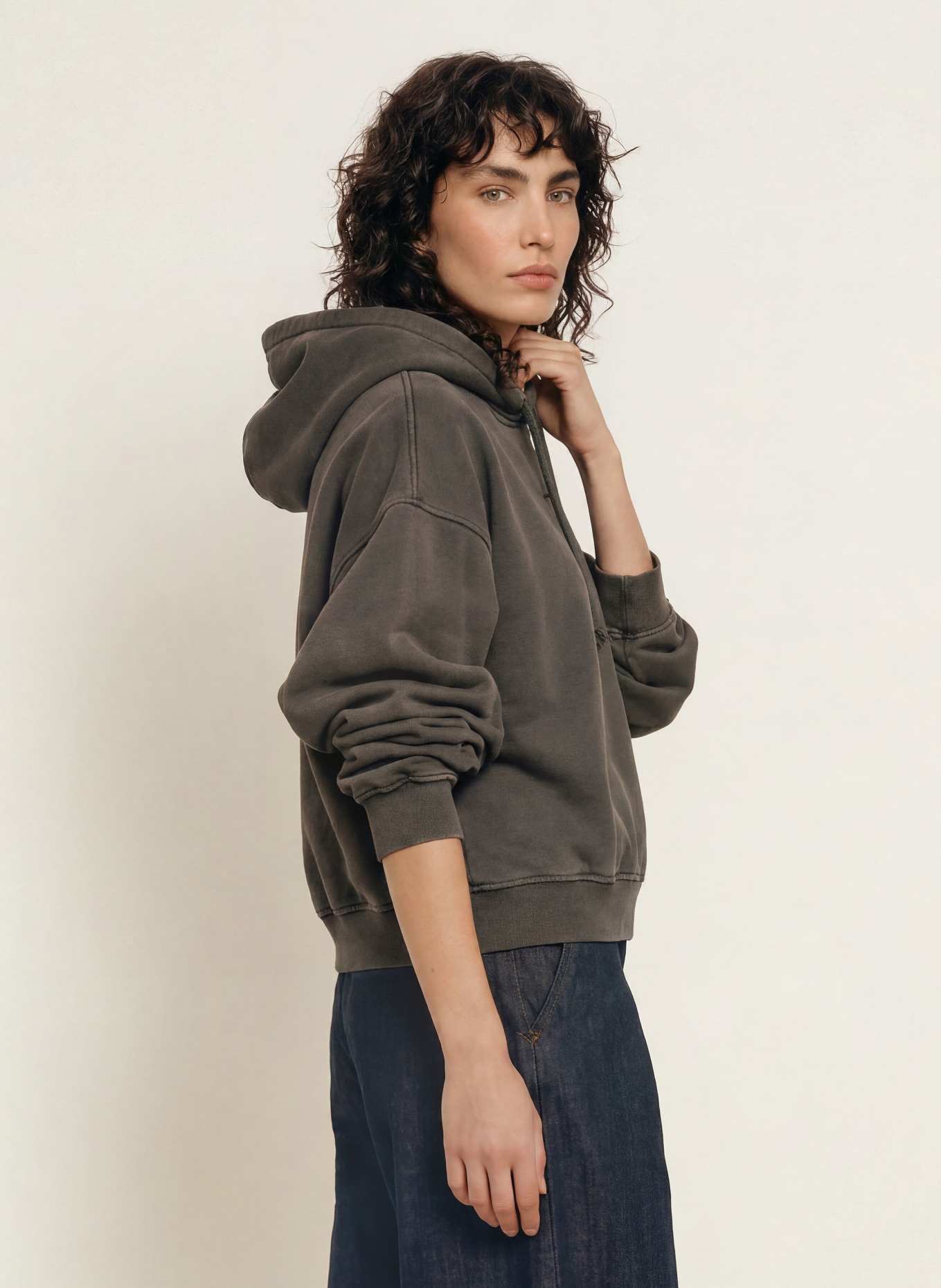 SAMSØE SAMSØE Sweat à capuche SASEVEN: GRIS FONCÉ