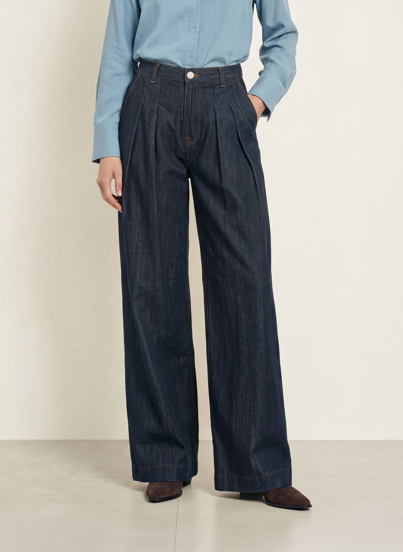 SAMSØE SAMSØE Jean wide leg SAHARPER: CLR002815 Ink
