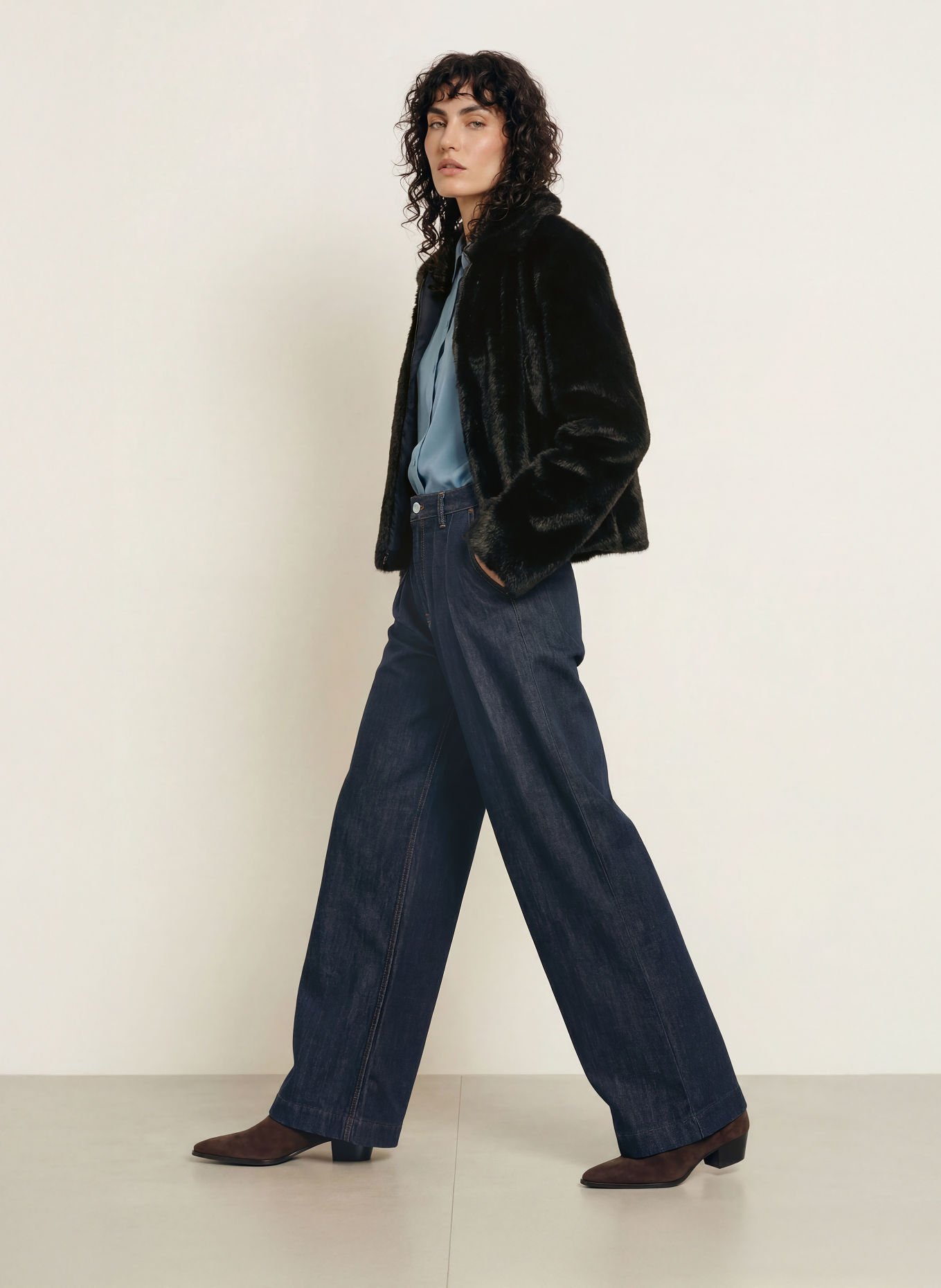 SAMSØE SAMSØE Jean wide leg SAHARPER: CLR002815 Ink