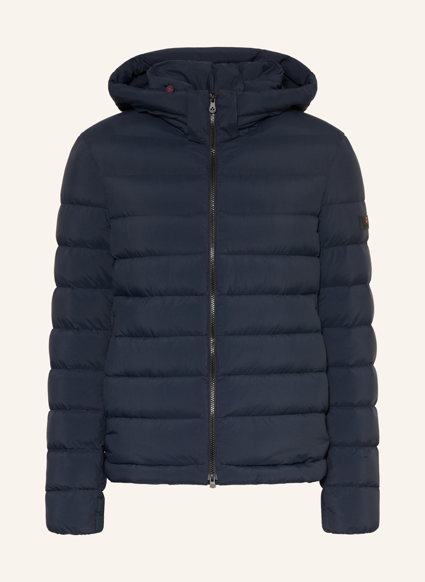 PEUTEREY BOGGS Down Jacket with Detachable Hood: DARK BLUE