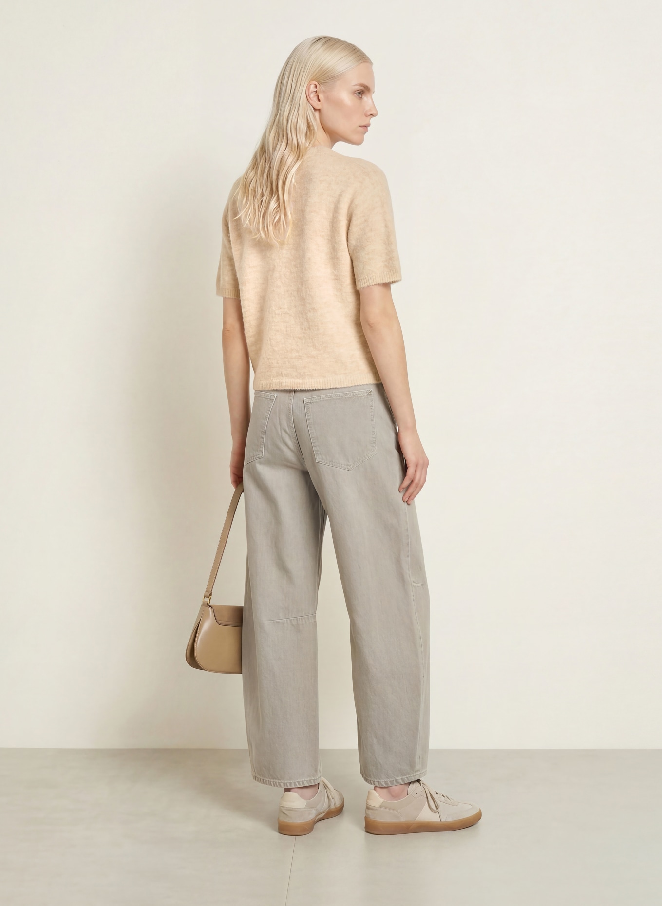 darling harbour Strickshirt mit Alpaka: pebble melange