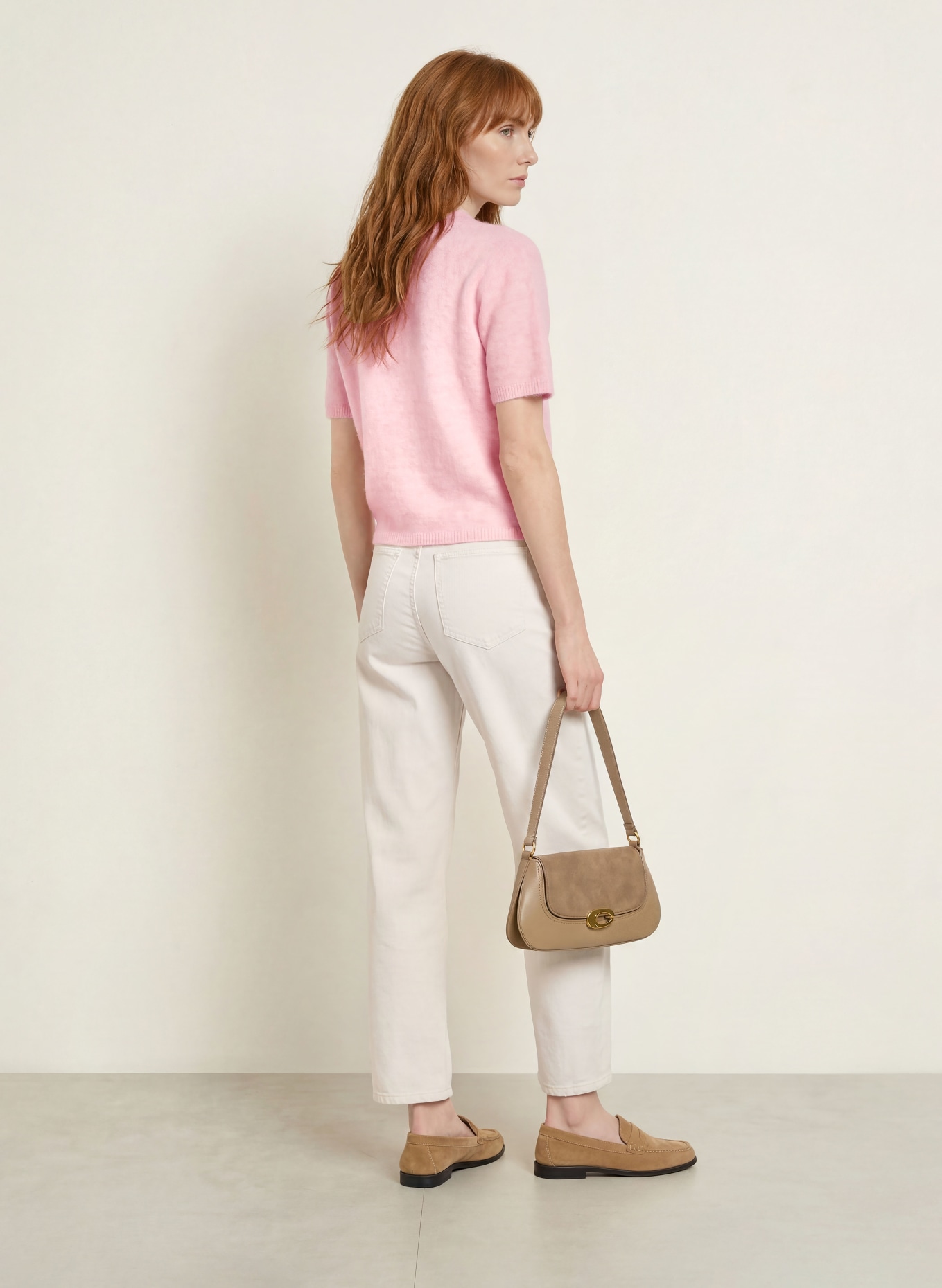 darling harbour Strickshirt mit Alpaka: ROSE
