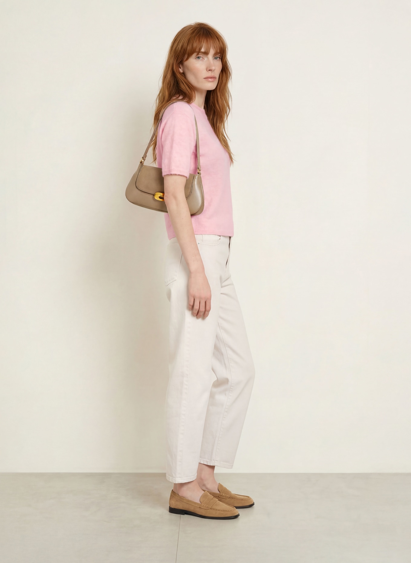darling harbour Strickshirt mit Alpaka: ROSE