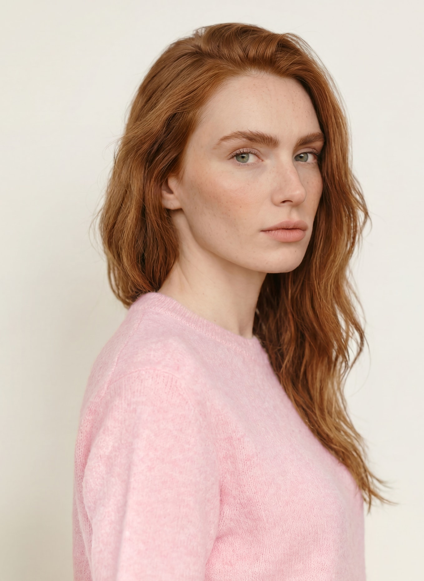 darling harbour Strickshirt mit Alpaka: ROSE
