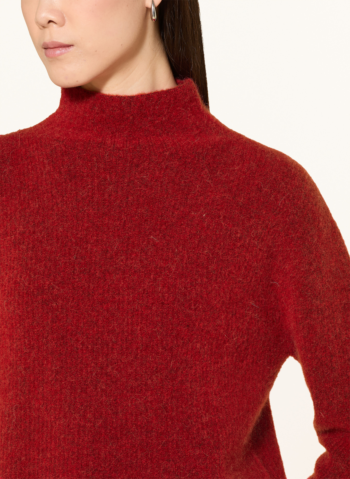 darling harbour Alpaca sweater: RED