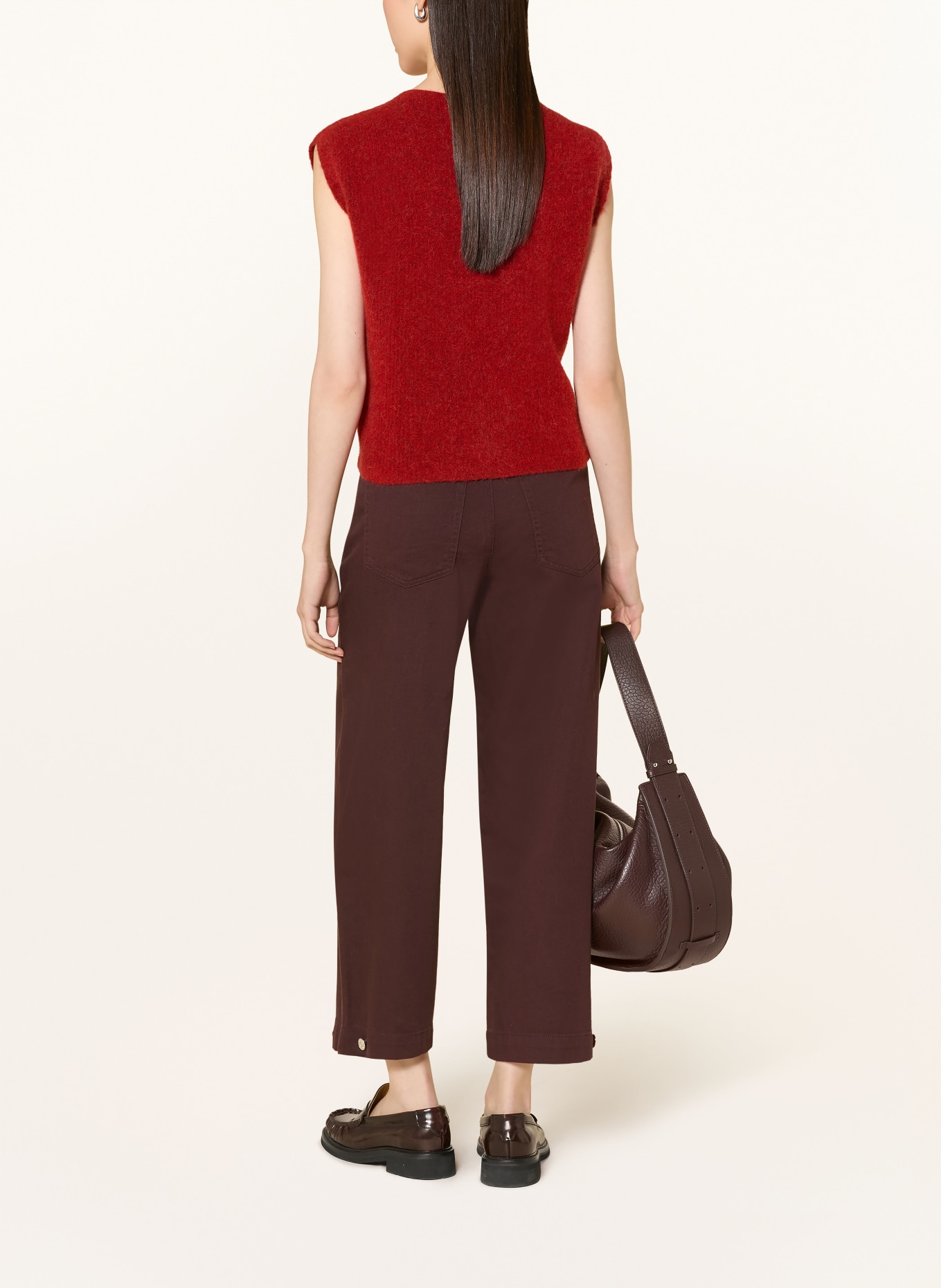 darling harbour Gilet en maille d'alpaga: RED