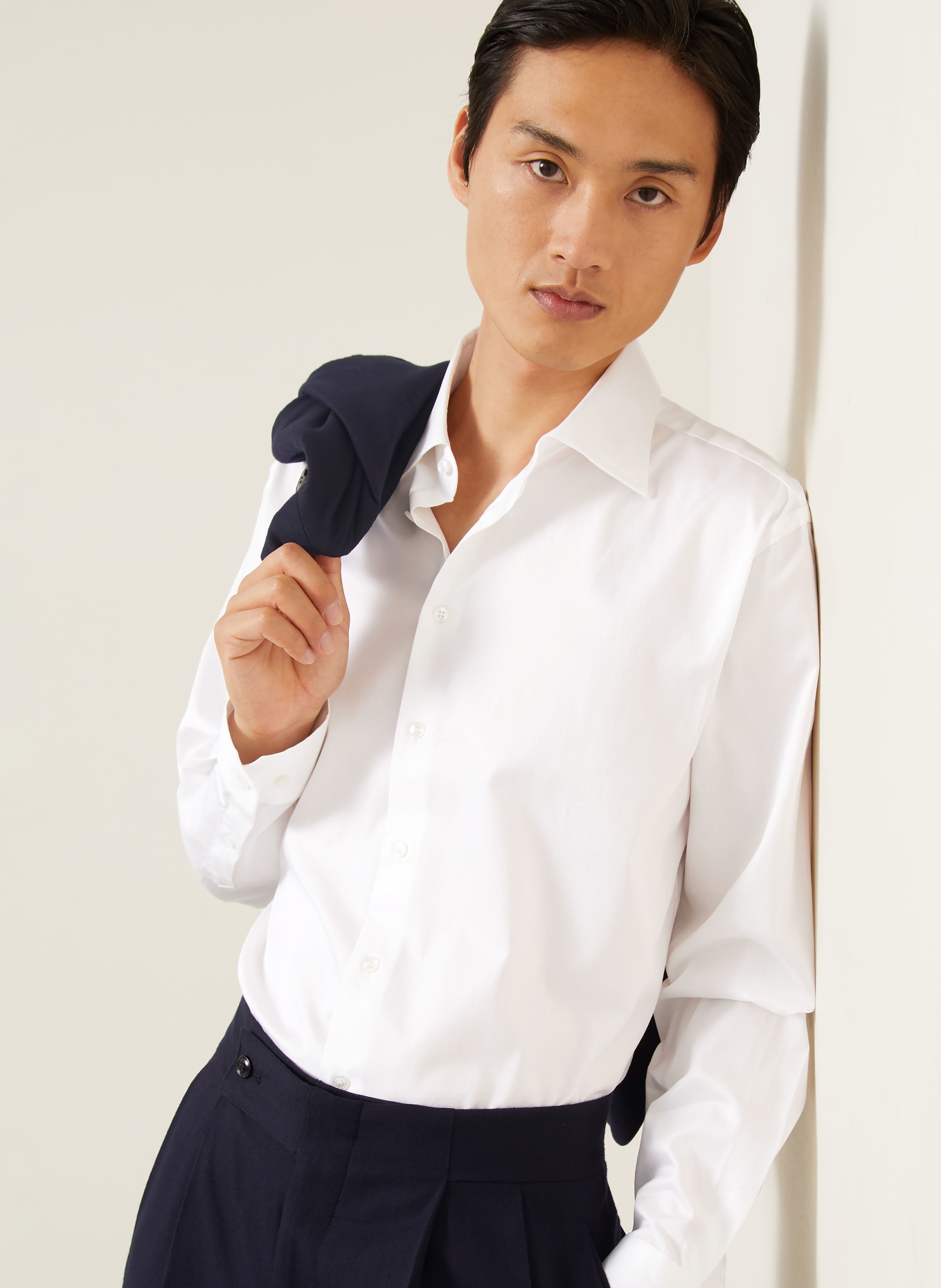GIORGIO ARMANI Overhemd Comfort Fit: WIT