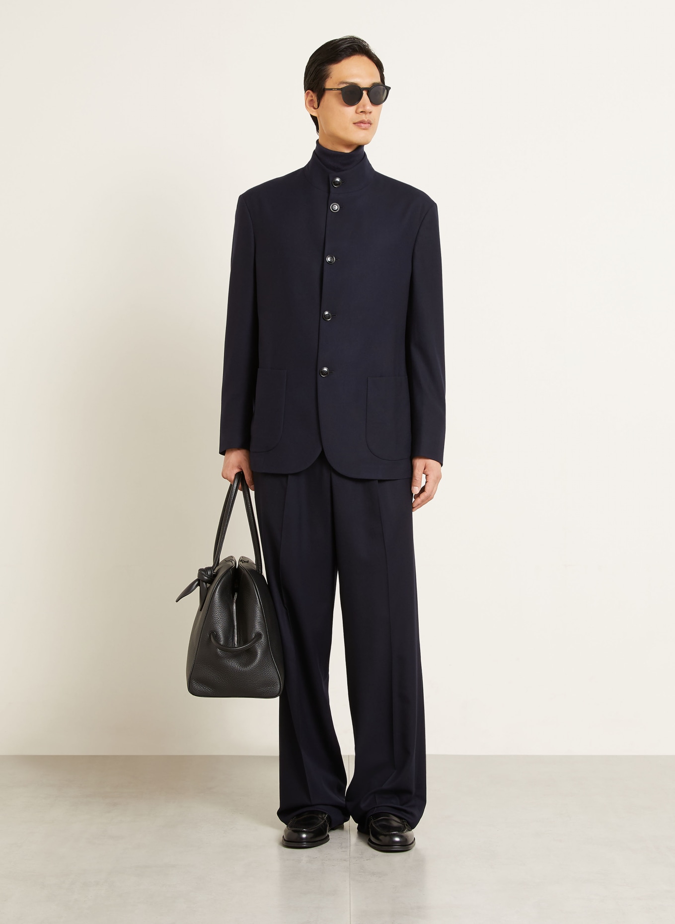 GIORGIO ARMANI Regular-Fit Suit Jacket: UB109 DARK NAVY