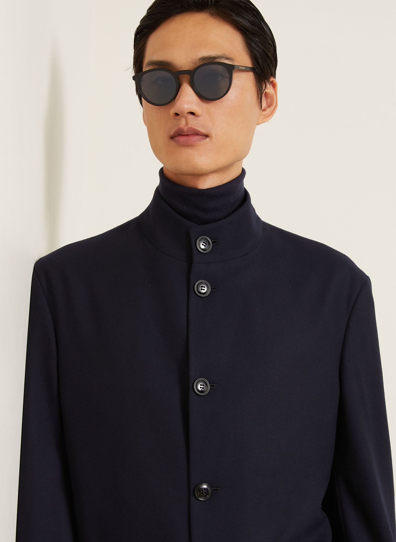 GIORGIO ARMANI Regular-Fit Suit Jacket: UB109 DARK NAVY