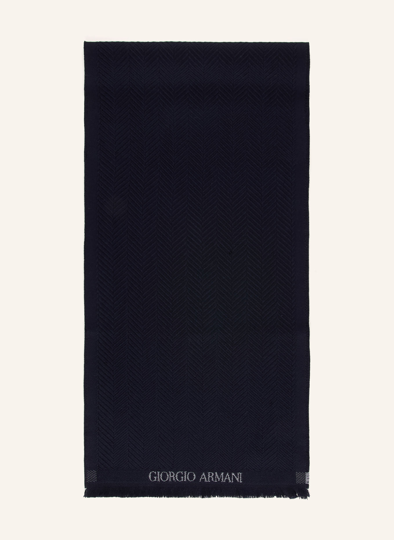 GIORGIO ARMANI Écharpe: BLEU FONCÉ