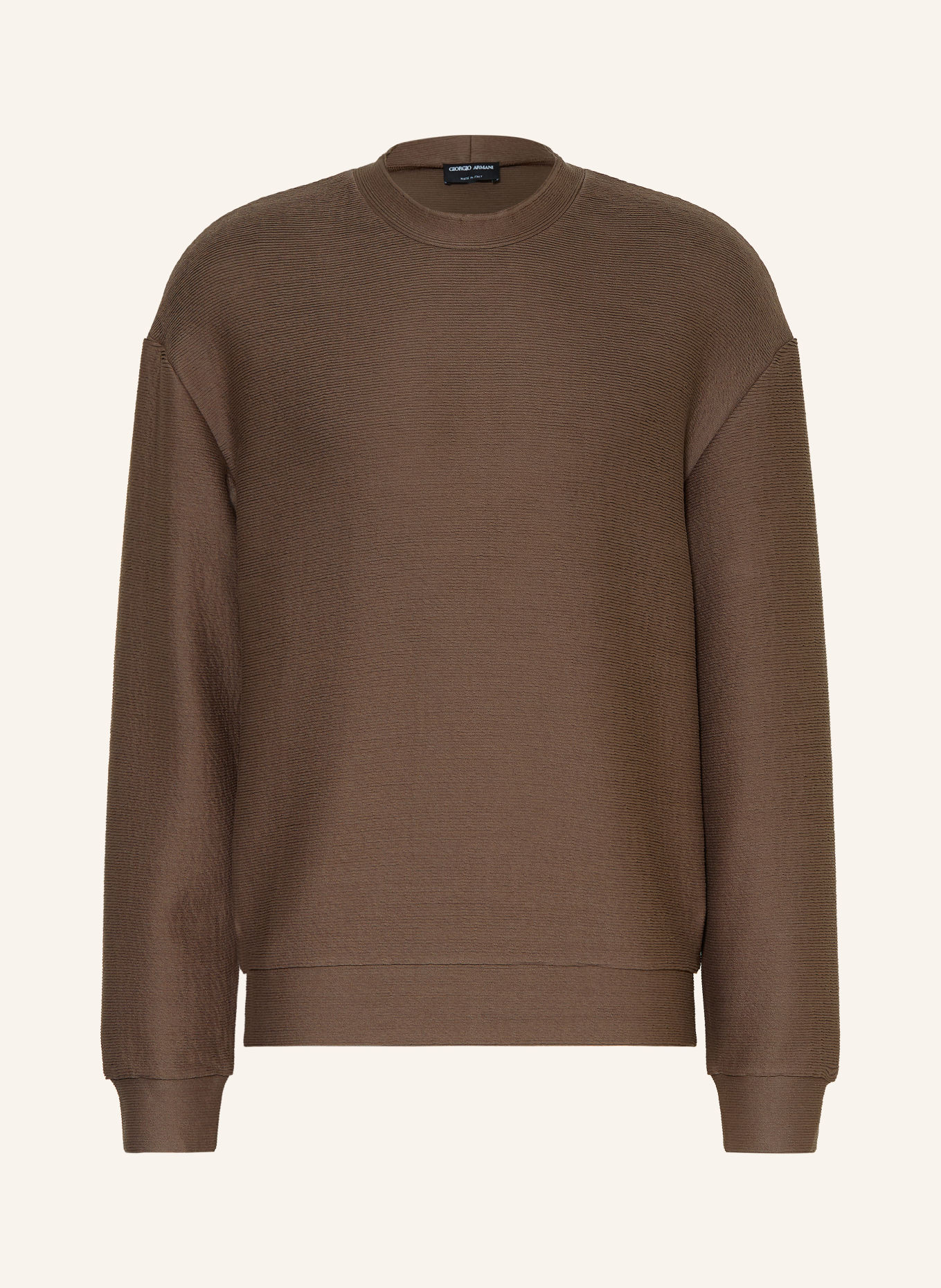 GIORGIO ARMANI Sweatshirt: MARRON