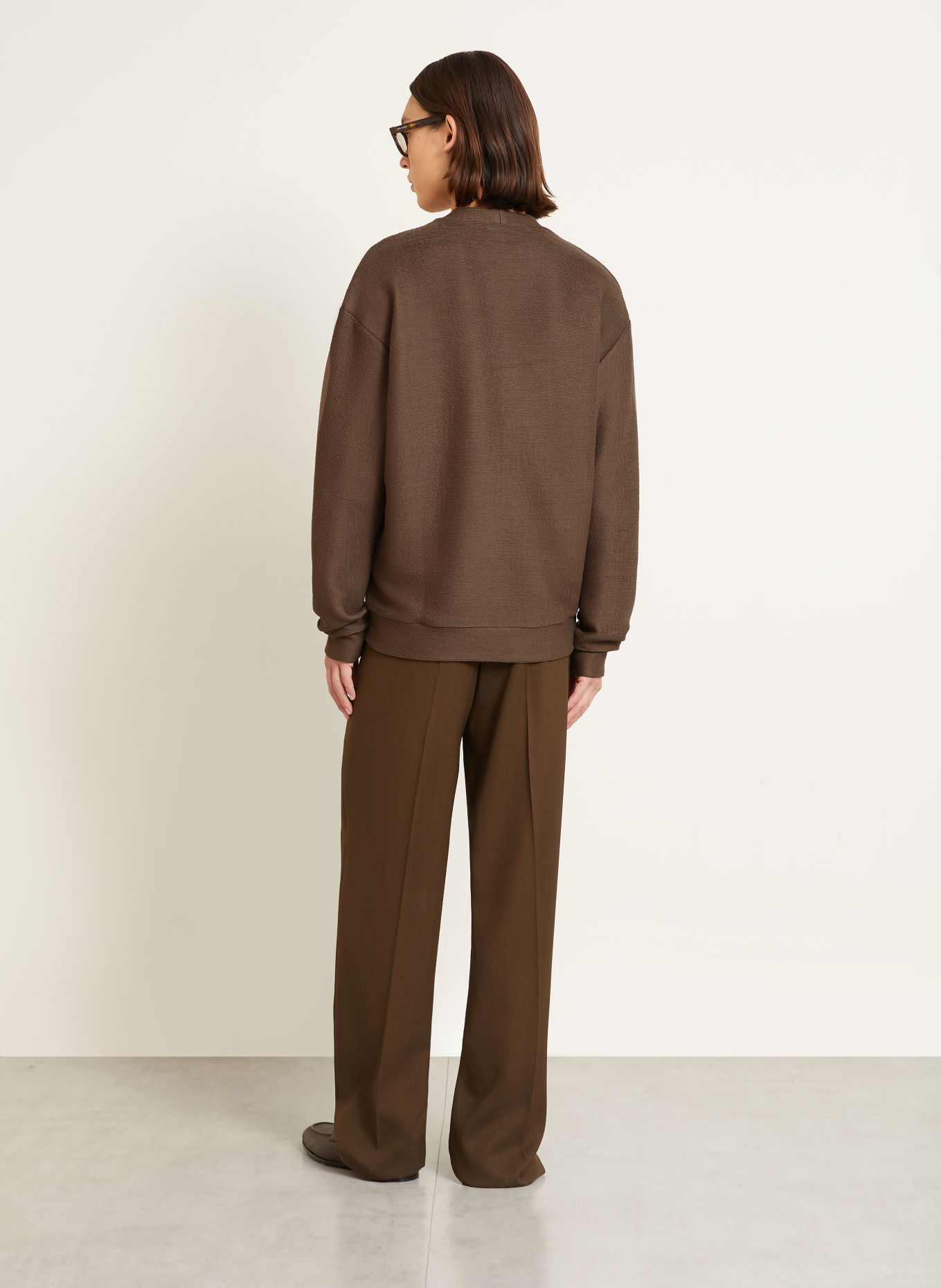 GIORGIO ARMANI Sweatshirt: MARRON