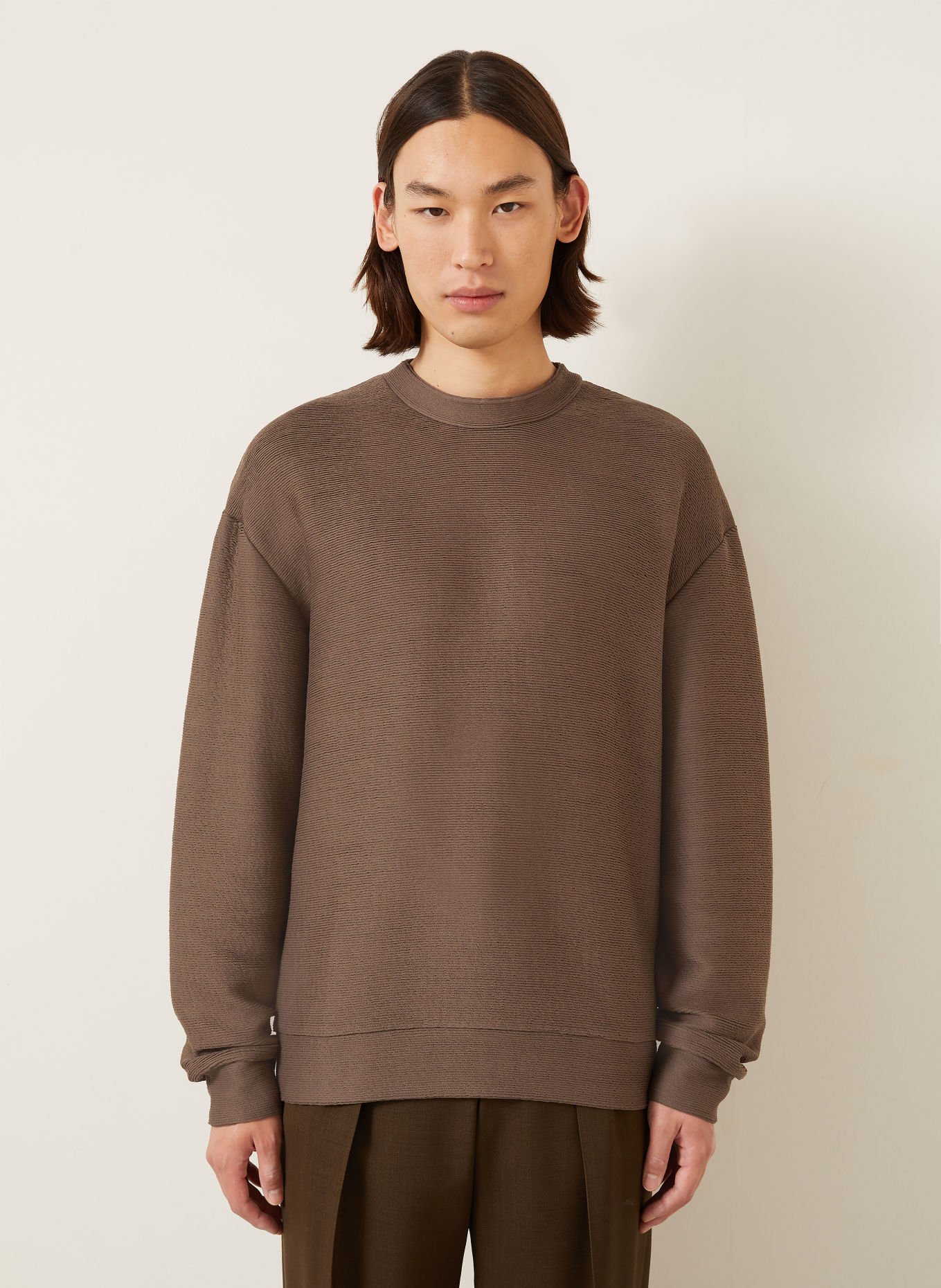 GIORGIO ARMANI Sweatshirt: MARRON