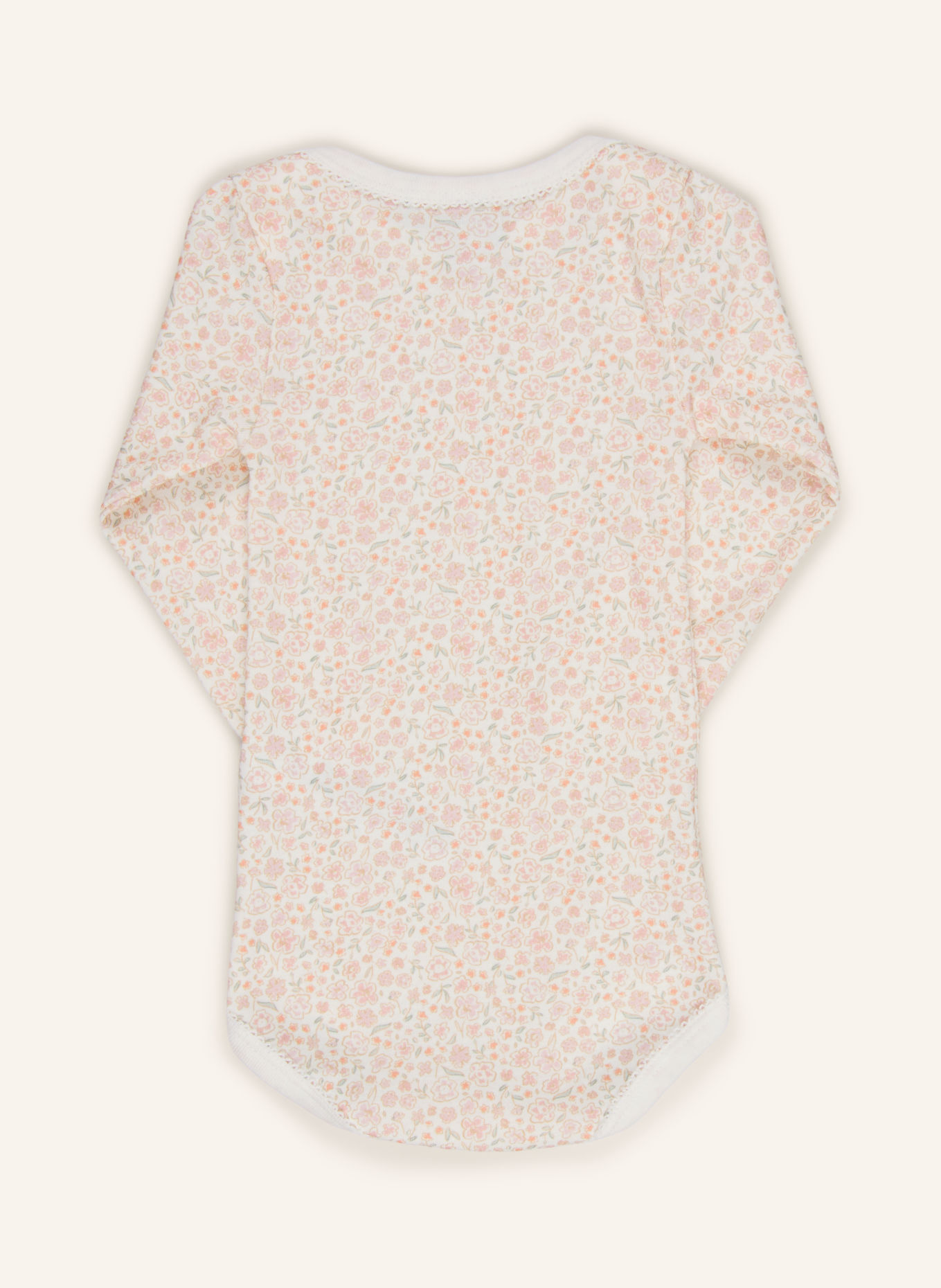 PETIT BATEAU 3-Pack Bodysuits: PINK / DUSKY PINK / WHITE