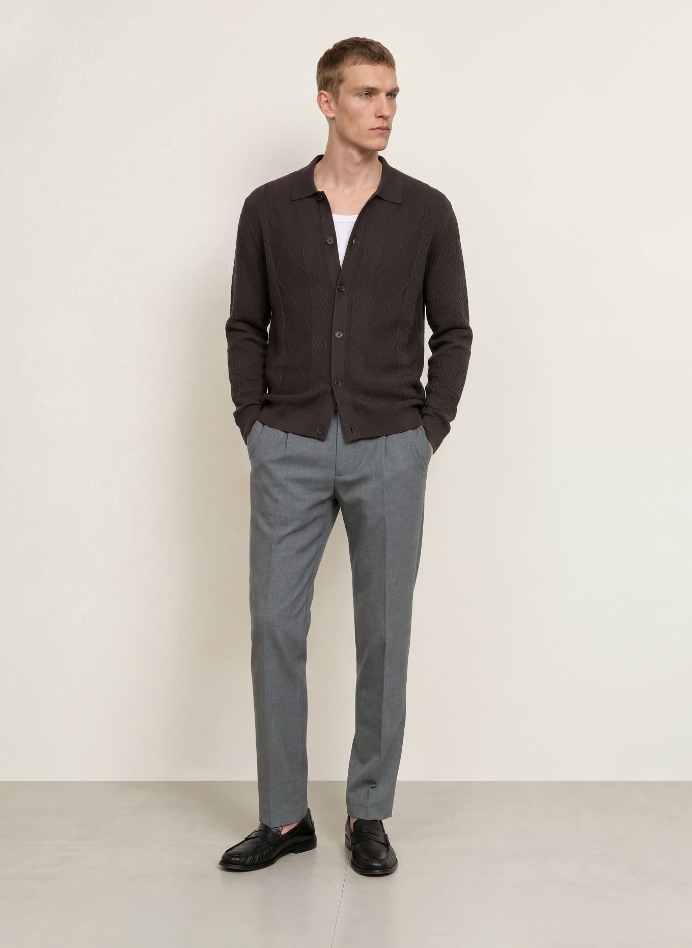 CINQUE Hose CISALTO Extra Slim Fit: GRAU