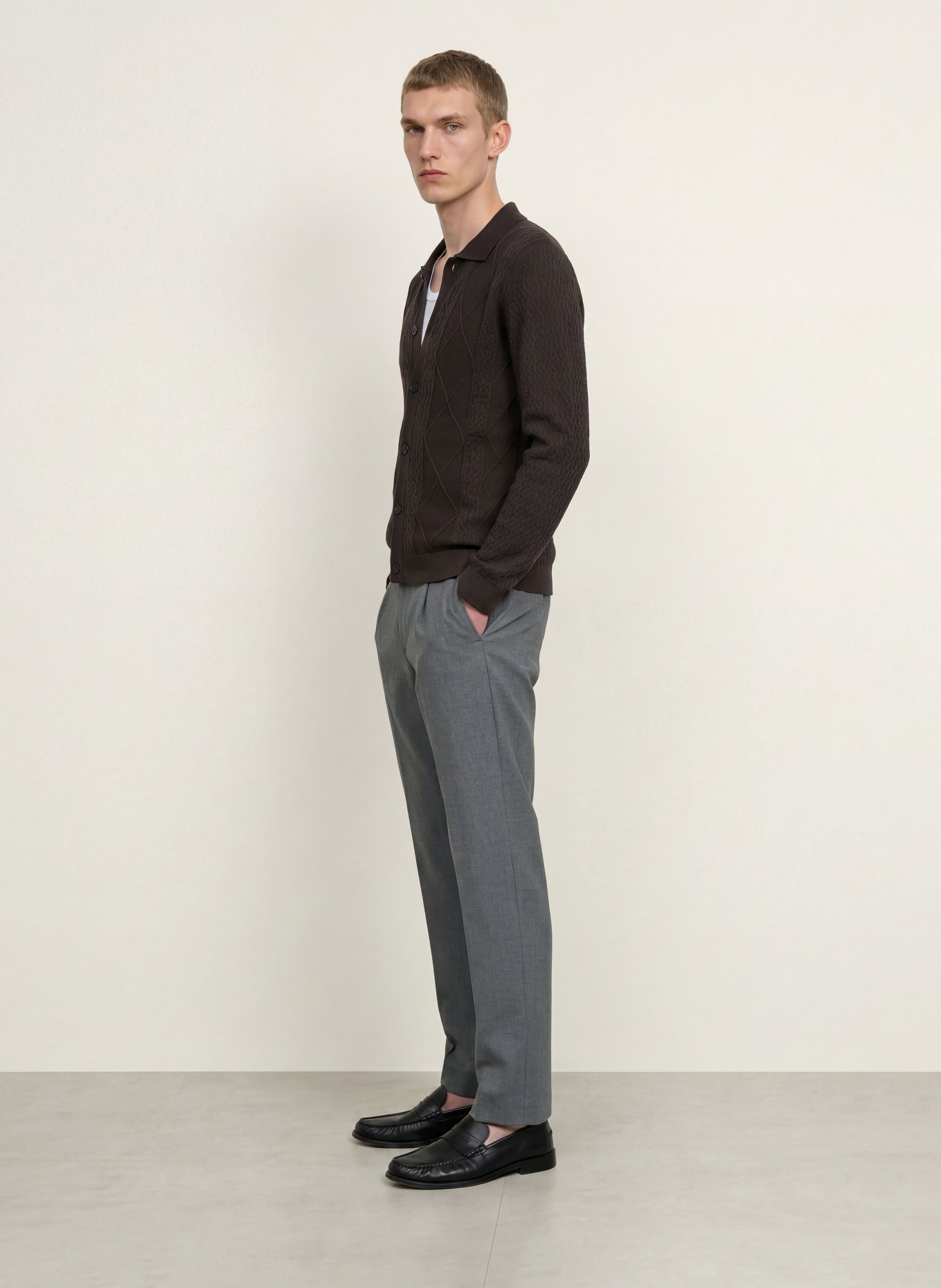 CINQUE Hose CISALTO Extra Slim Fit: GRAU