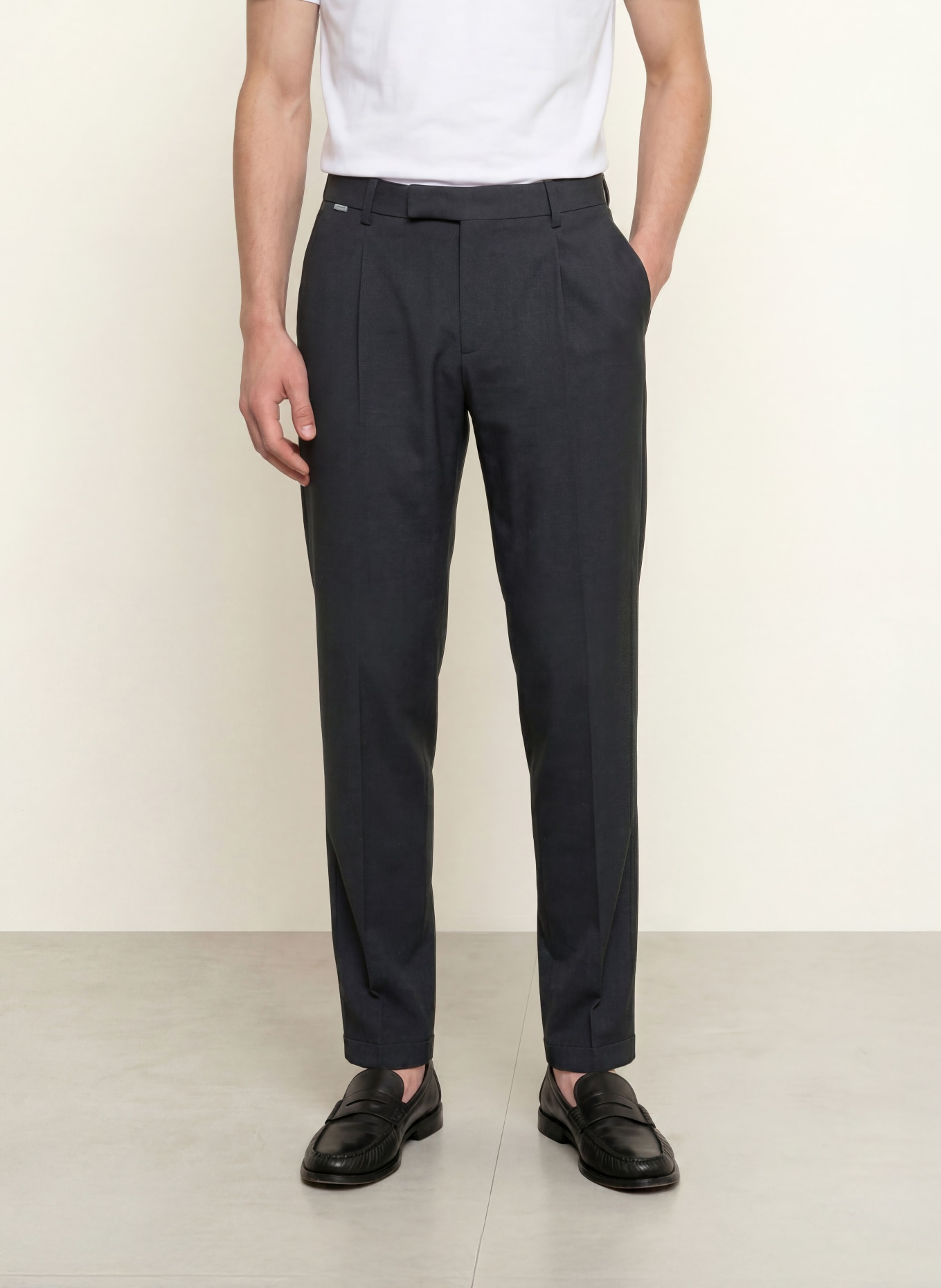 CINQUE Pantaloni CISALTO Extra Slim Fit: ALBASTRU ÎNCHIS