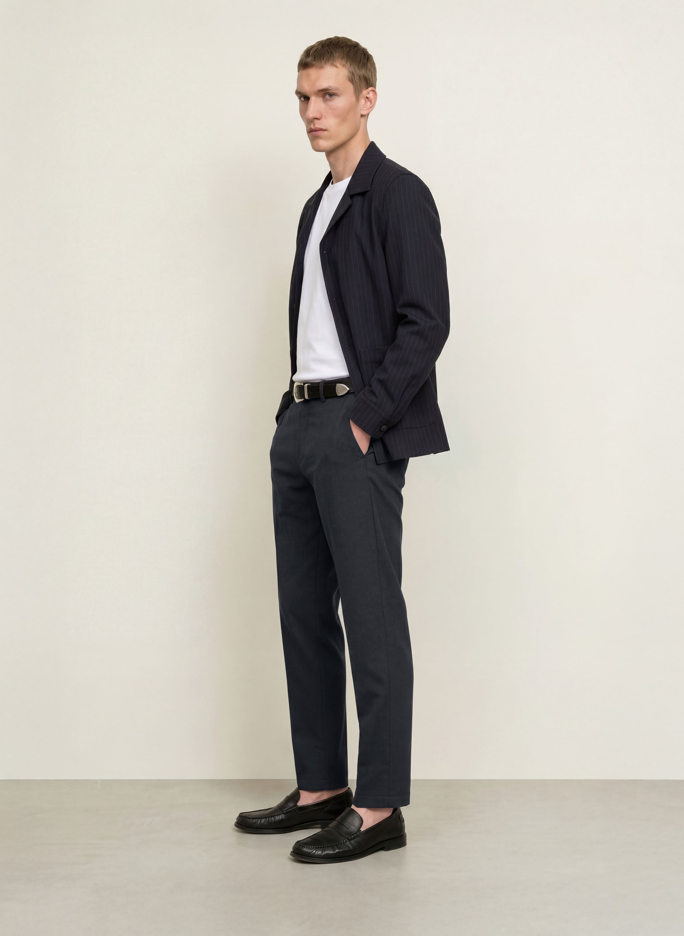 CINQUE Pantaloni CISALTO Extra Slim Fit: ALBASTRU ÎNCHIS