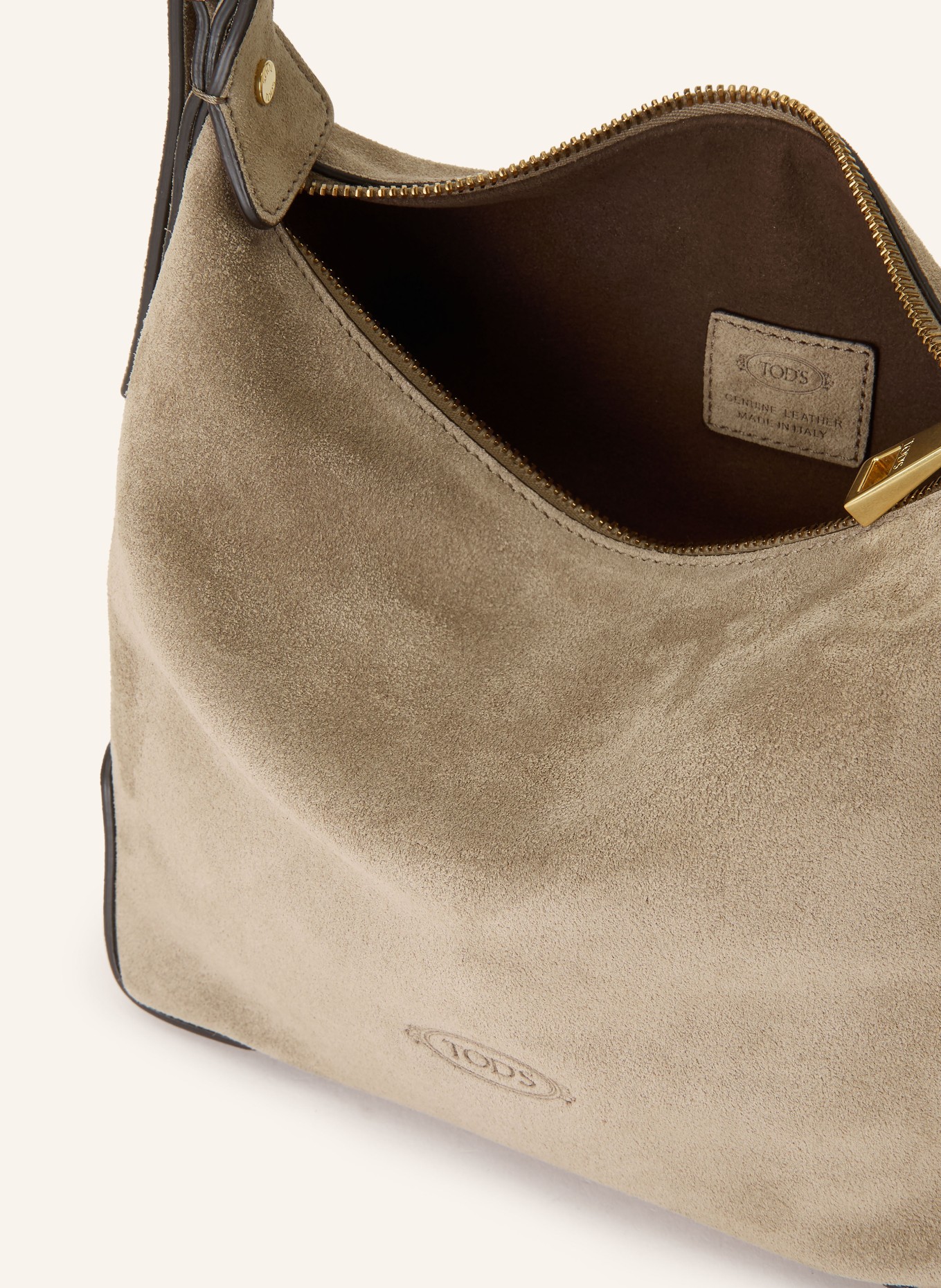 TOD'S Crossbody bag: TAUPE / GOLD