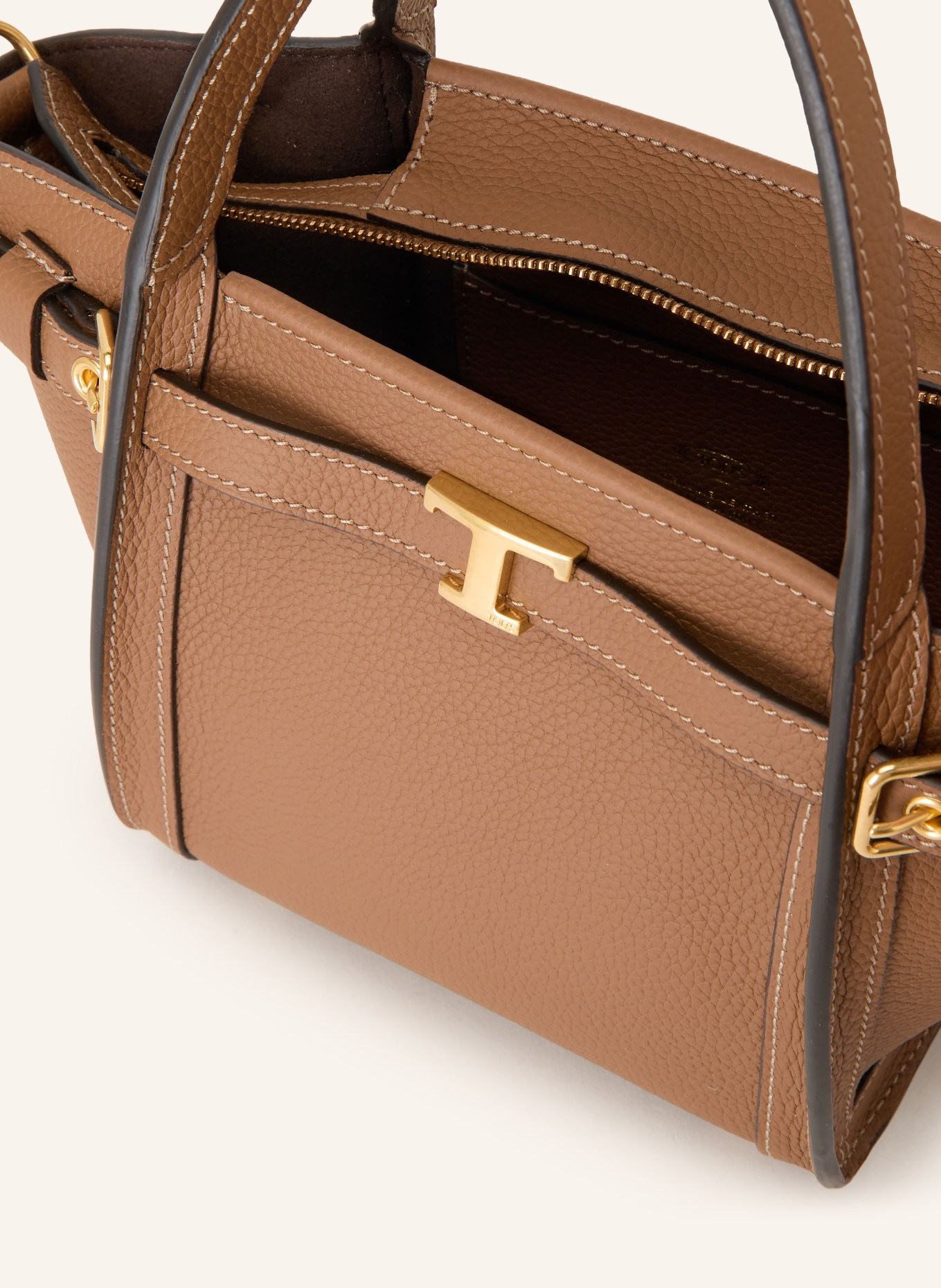 TOD'S Crossbody bag: CAMEL / GOLD