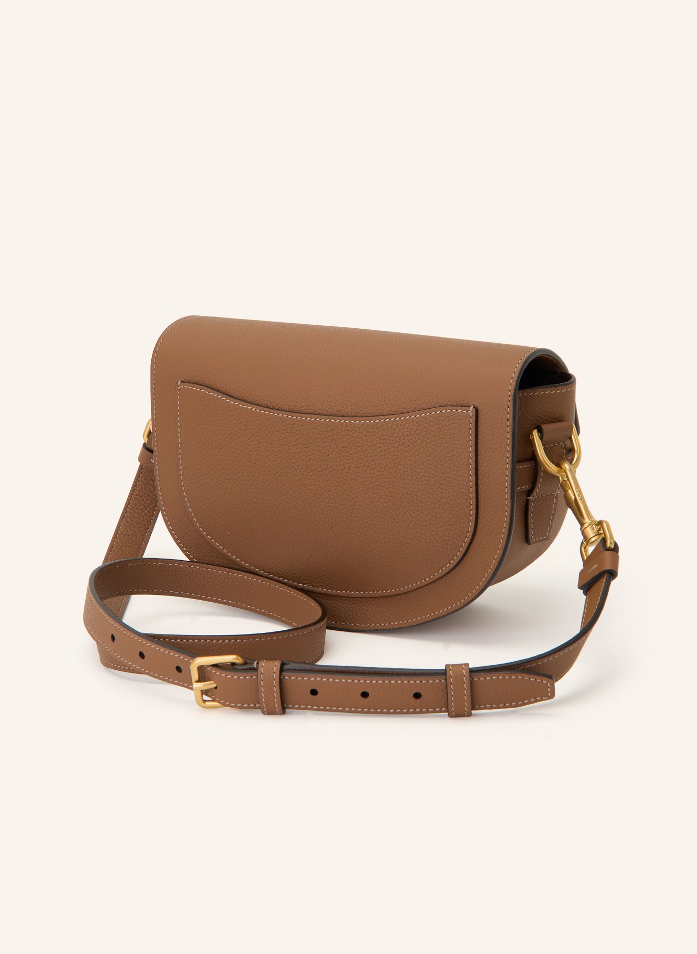 TOD'S Sac à bandoulière T SIGNATURE: MARRON / OR