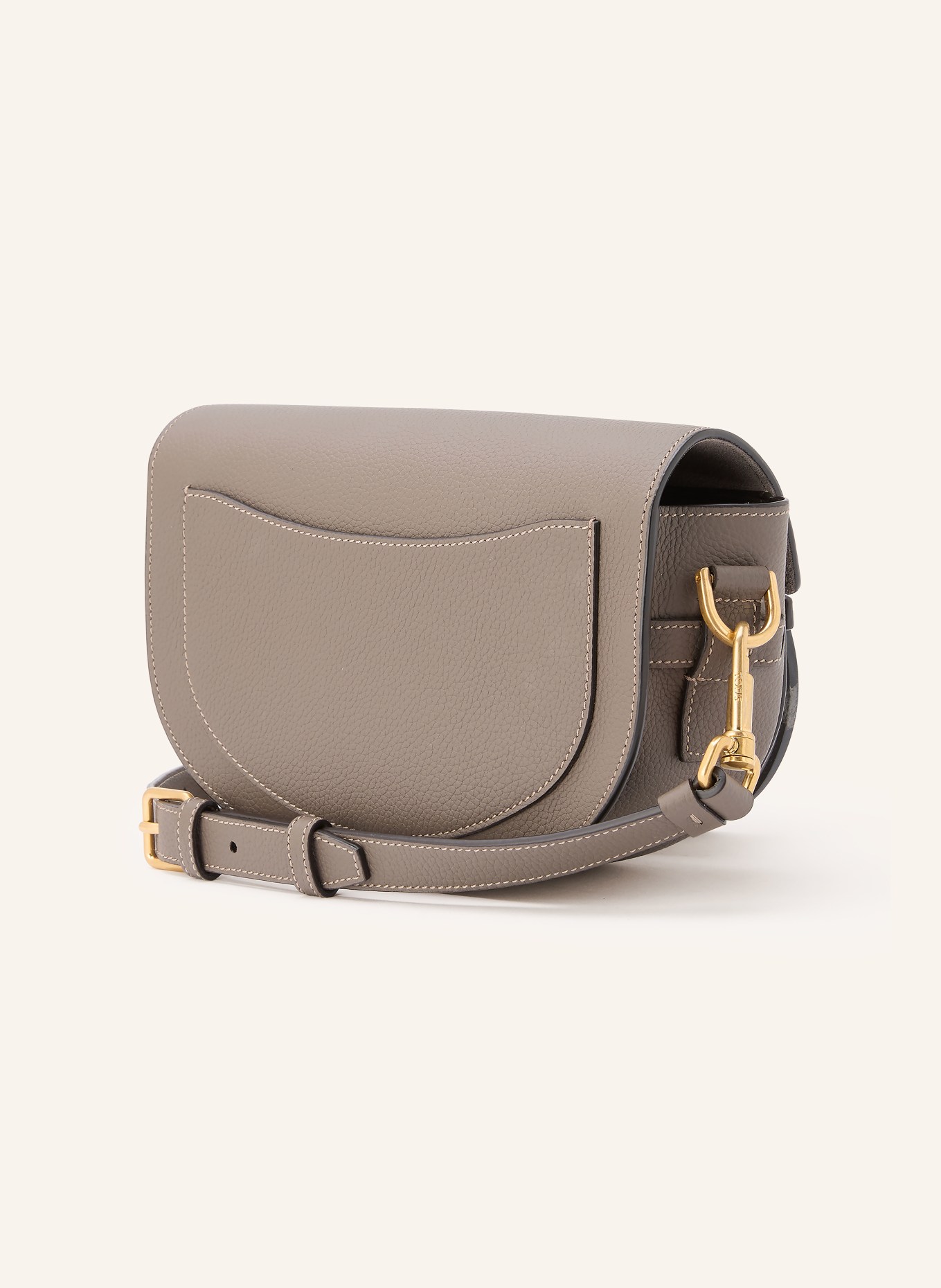 TOD'S Umhängetasche T SIGNATURE: TAUPE / GOLD