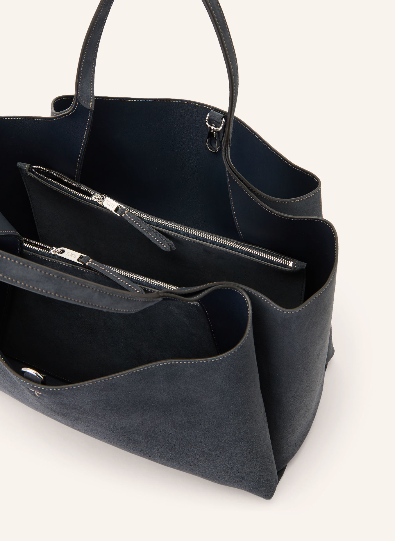 TOD'S Shoppers MEDIUM: BLAUW