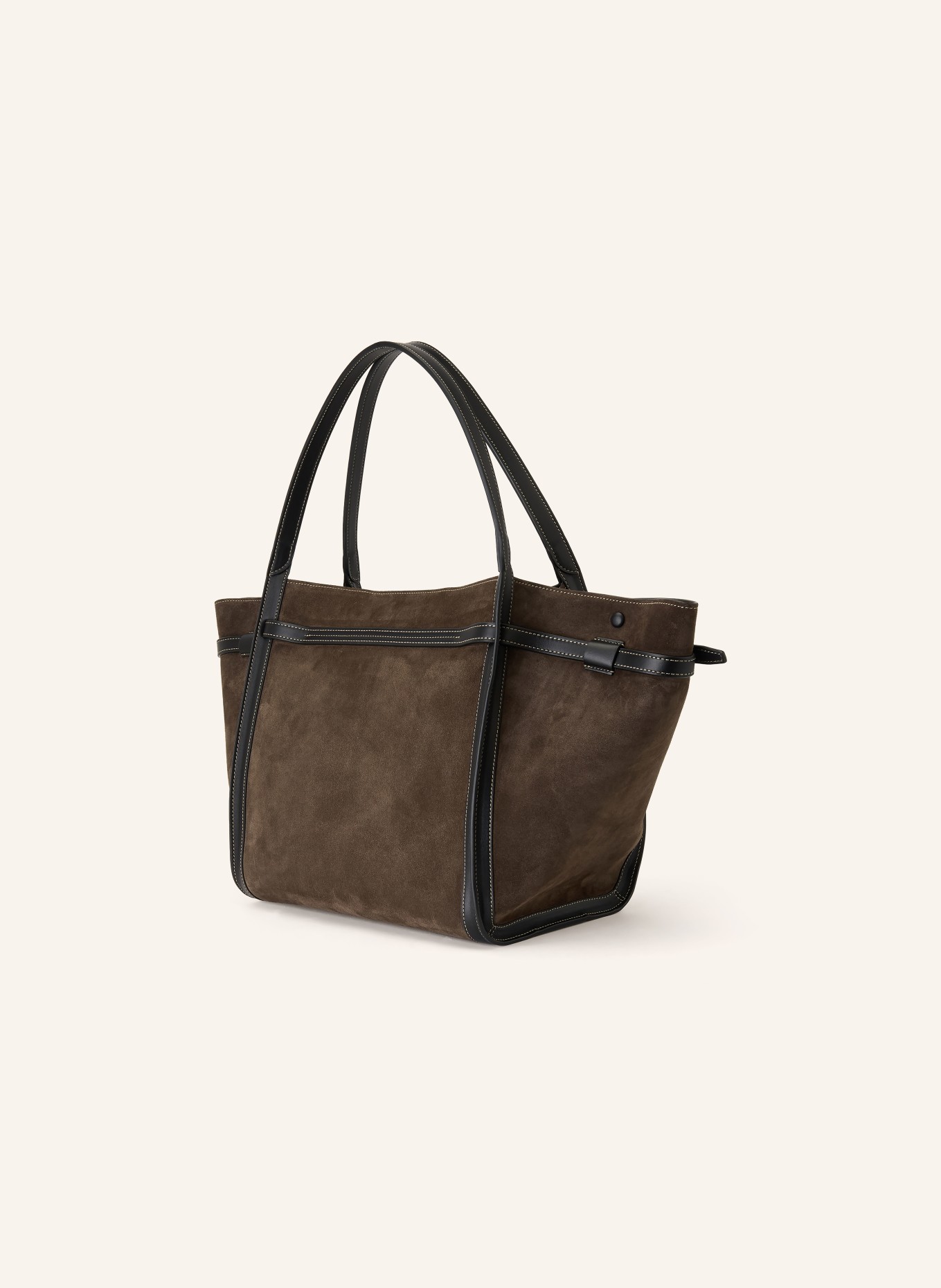 TOD'S Shoppers T SIGNATURE MEDIUM: DARK BROWN