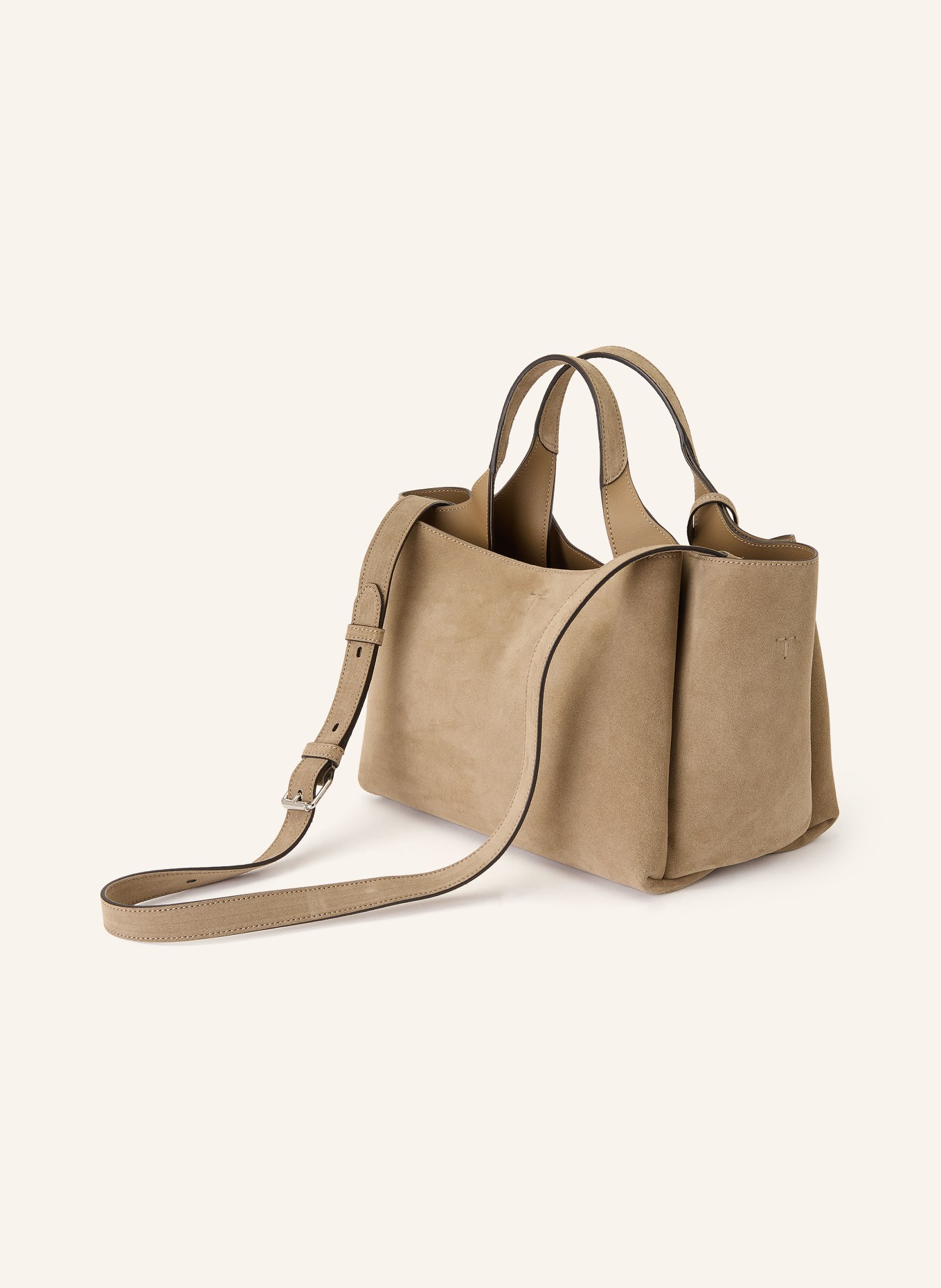 TOD'S Handbag: CAMEL / SILVER