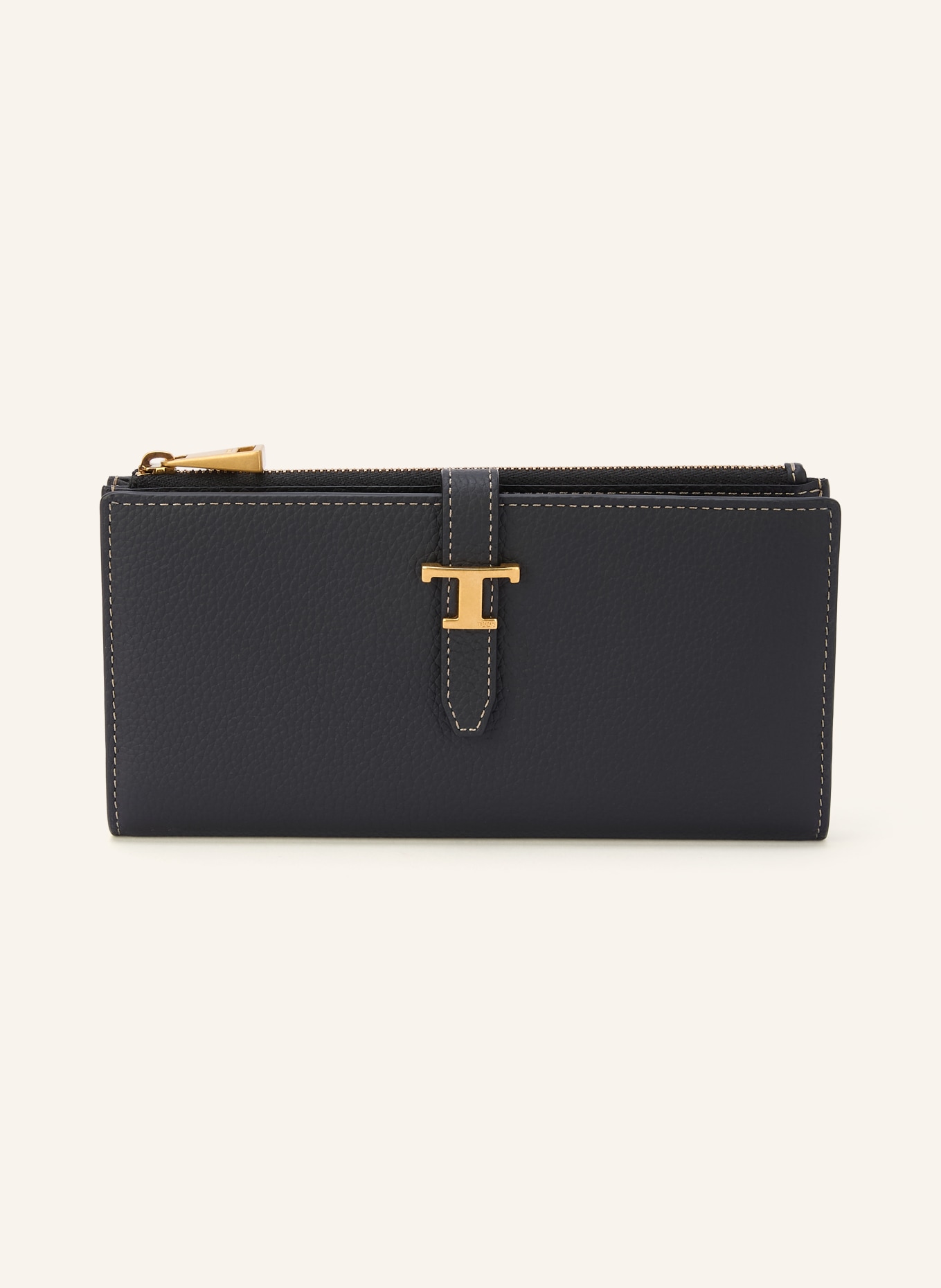 TOD'S KATE Wallet: BLACK / GOLD
