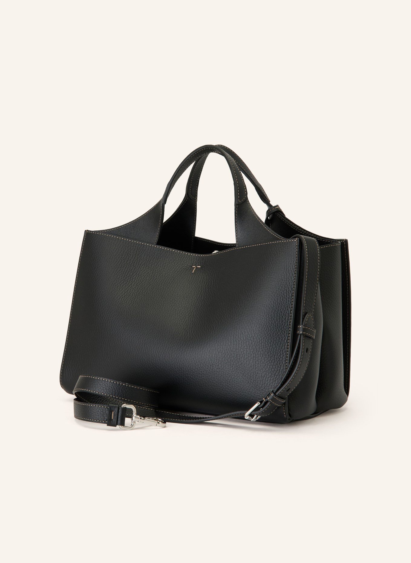 TOD'S Geantă de mână: NEGRU / ARGINT