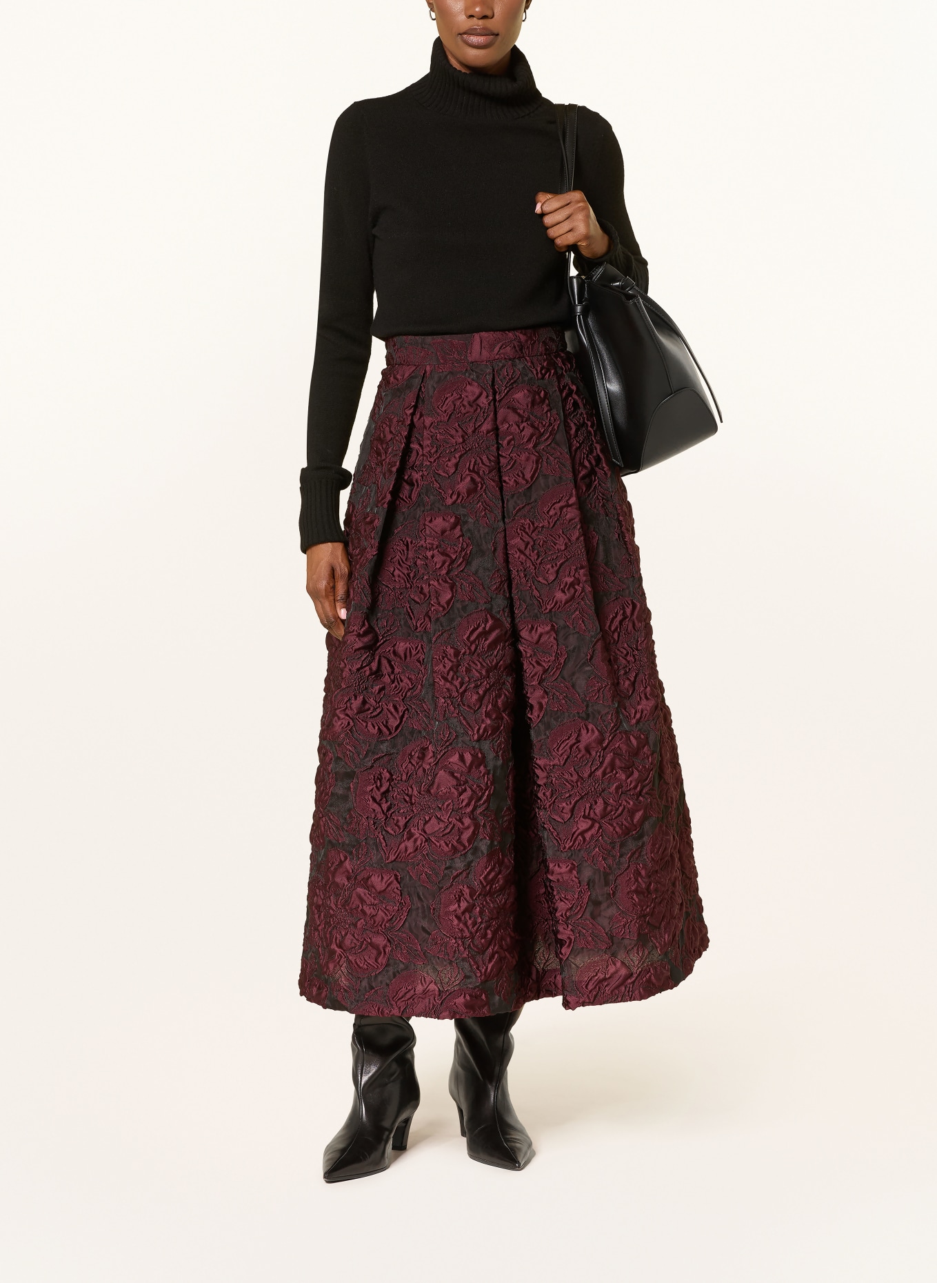 LUNATICA MILANO Skirt: DARK RED