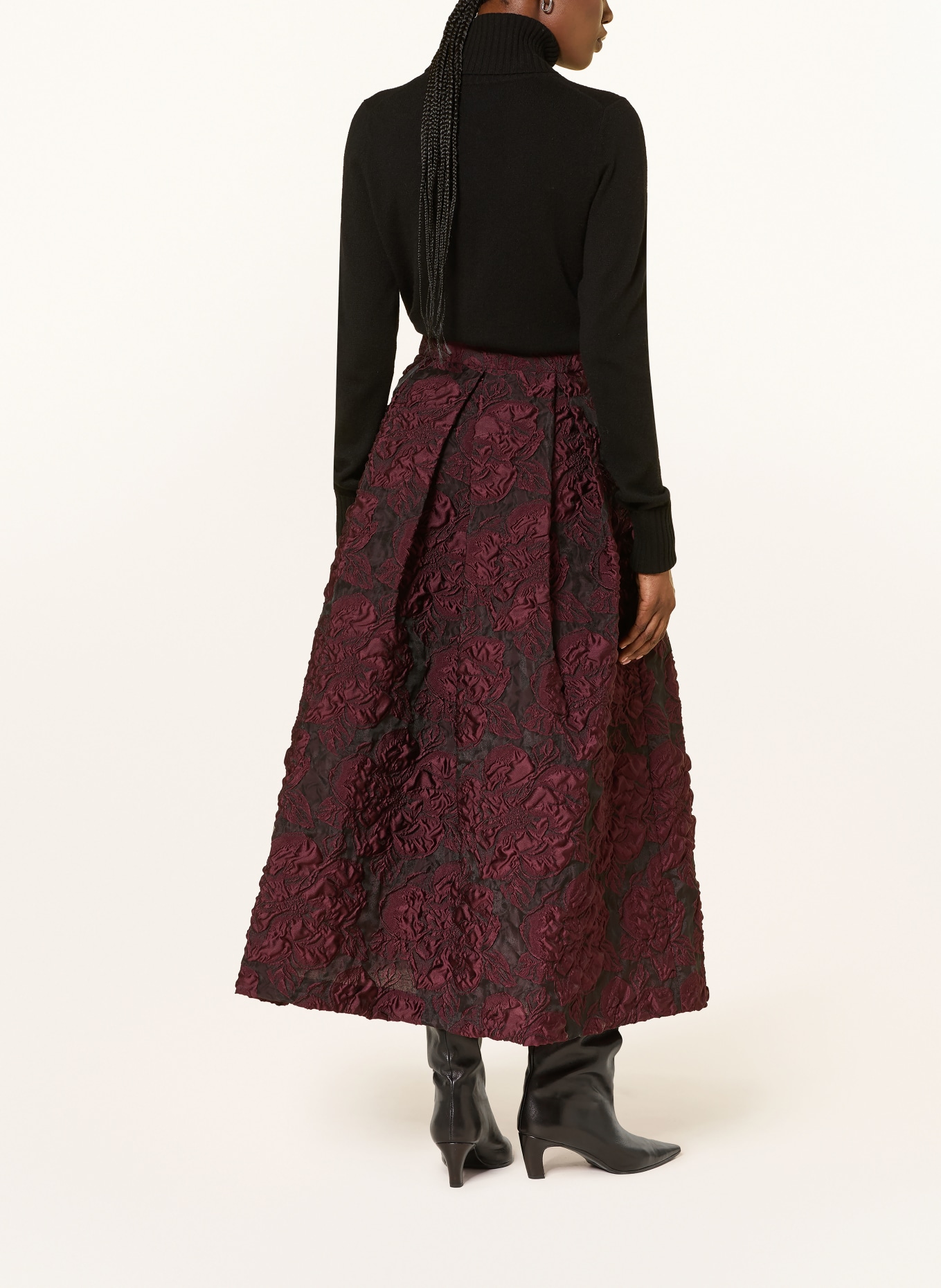 LUNATICA MILANO Skirt: DARK RED