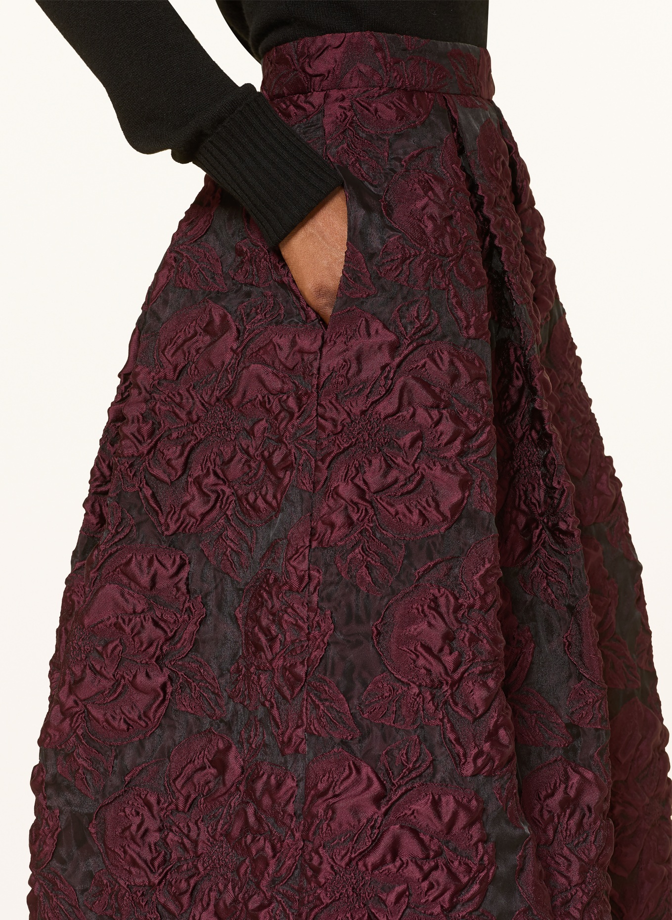 LUNATICA MILANO Skirt: DARK RED