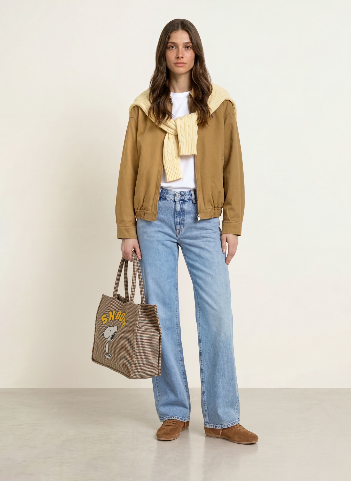 CODELLO Shopper: BEIGE / BRUN / GRÖN