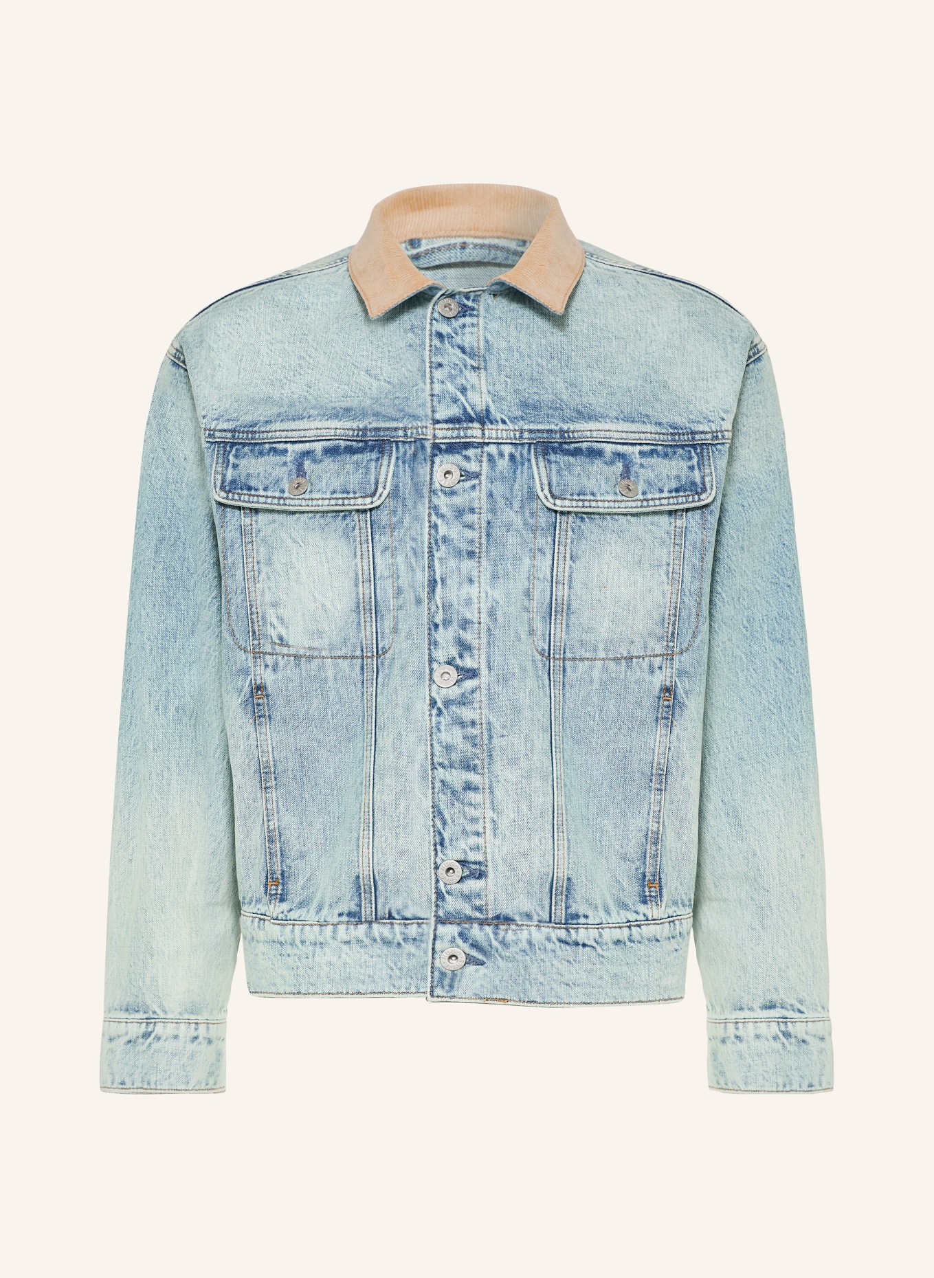 HUGO Jeansjacke ERLO: 455 LIGHT/PASTEL BLUE