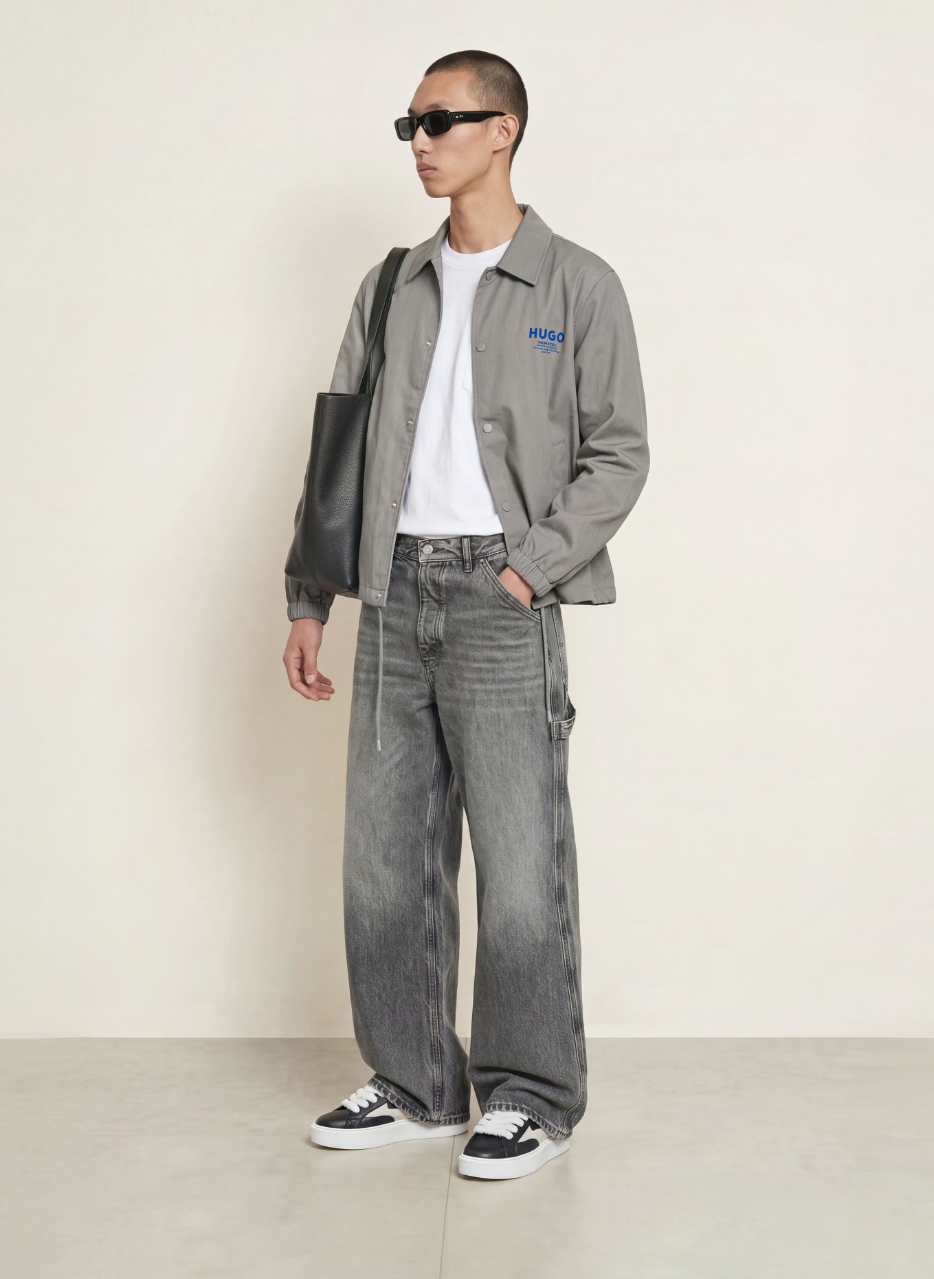 HUGO Jeans CARPENTER Baggy Fit: 033 MEDIUM GREY